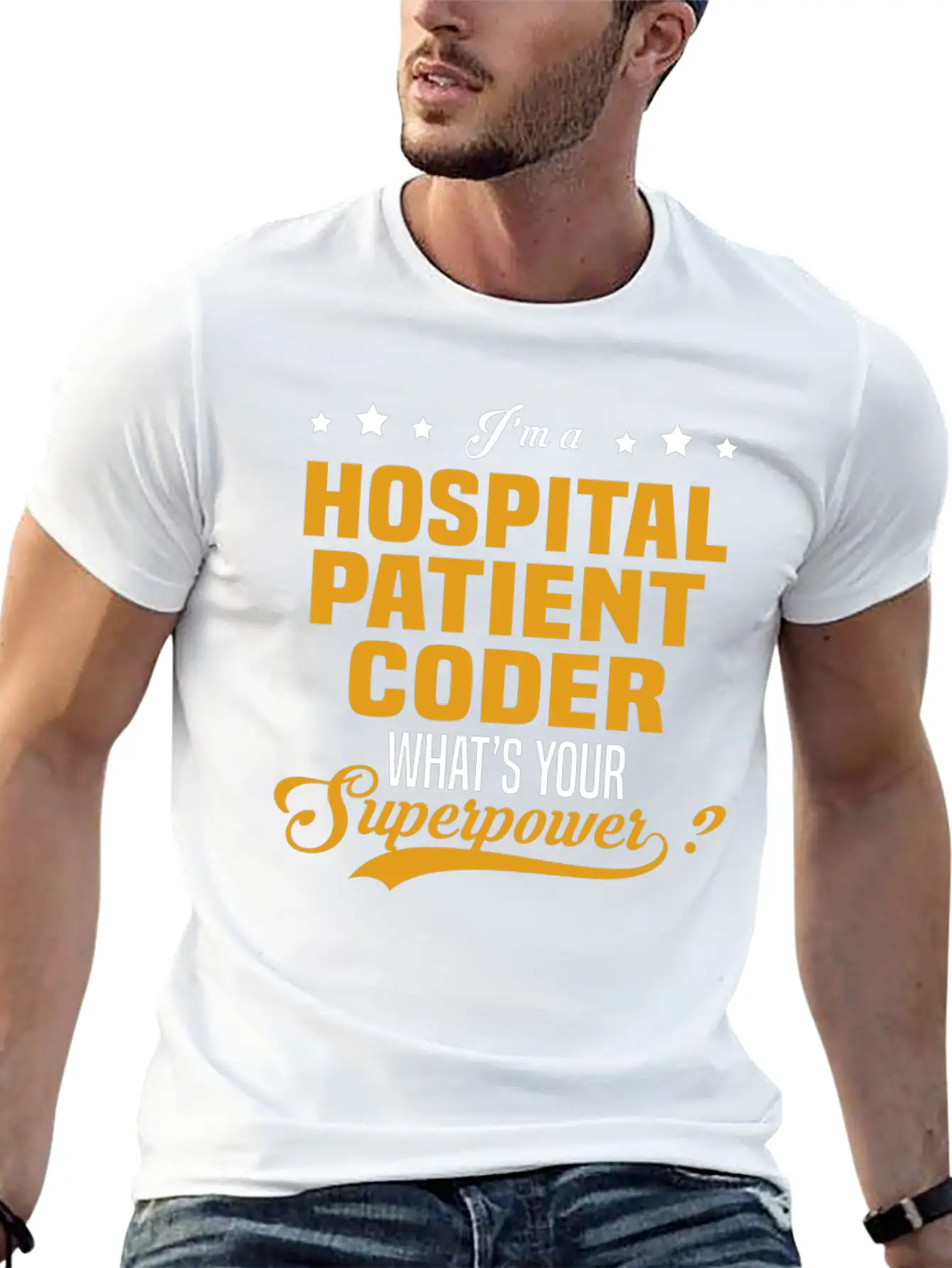 Hospital Patient Coder Unisex Short Sleeve Soft Cotton T-Shirt – Casual Everyday Wear
