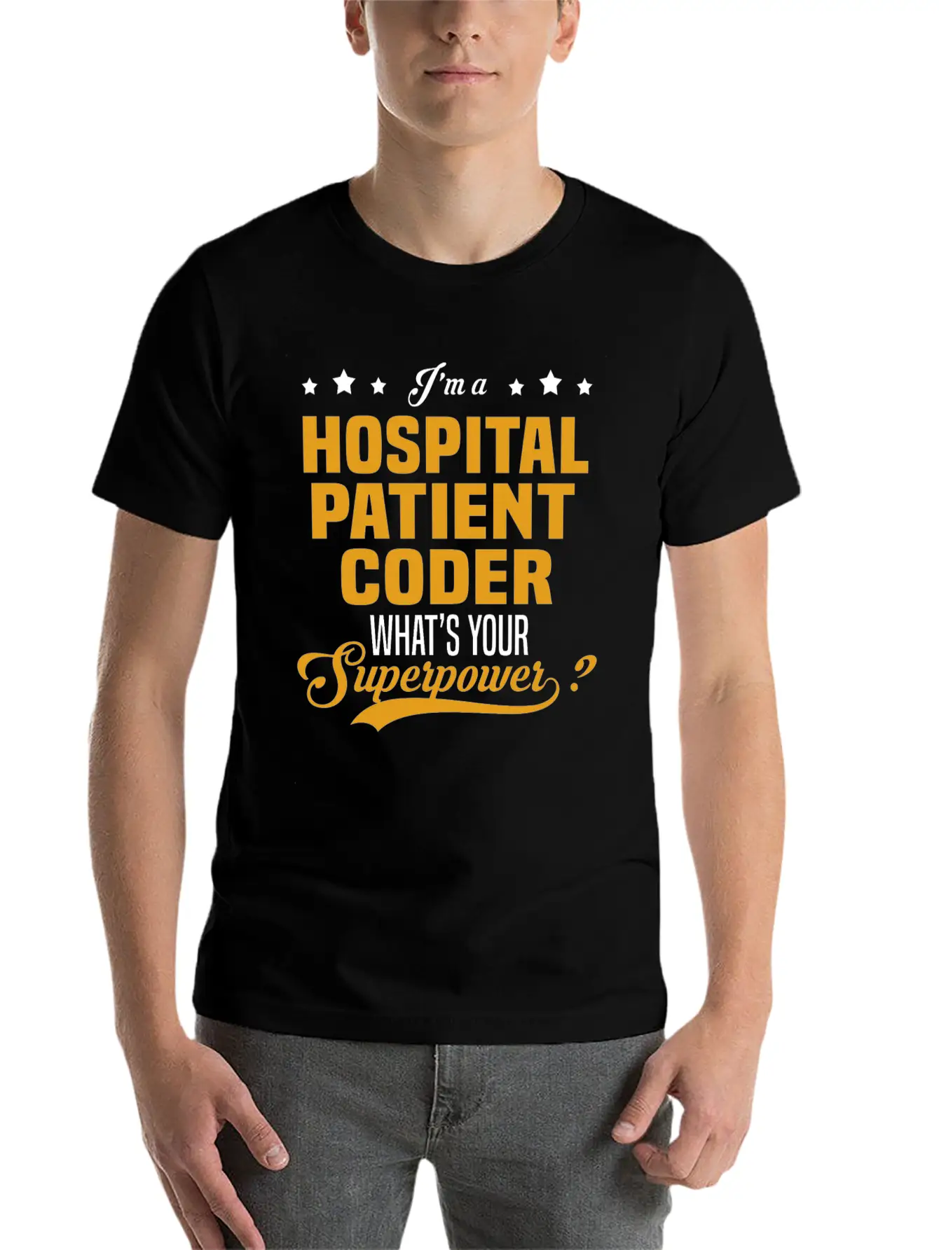 Hospital Patient Coder Unisex Short Sleeve Soft Cotton T-Shirt – Casual Everyday Wear