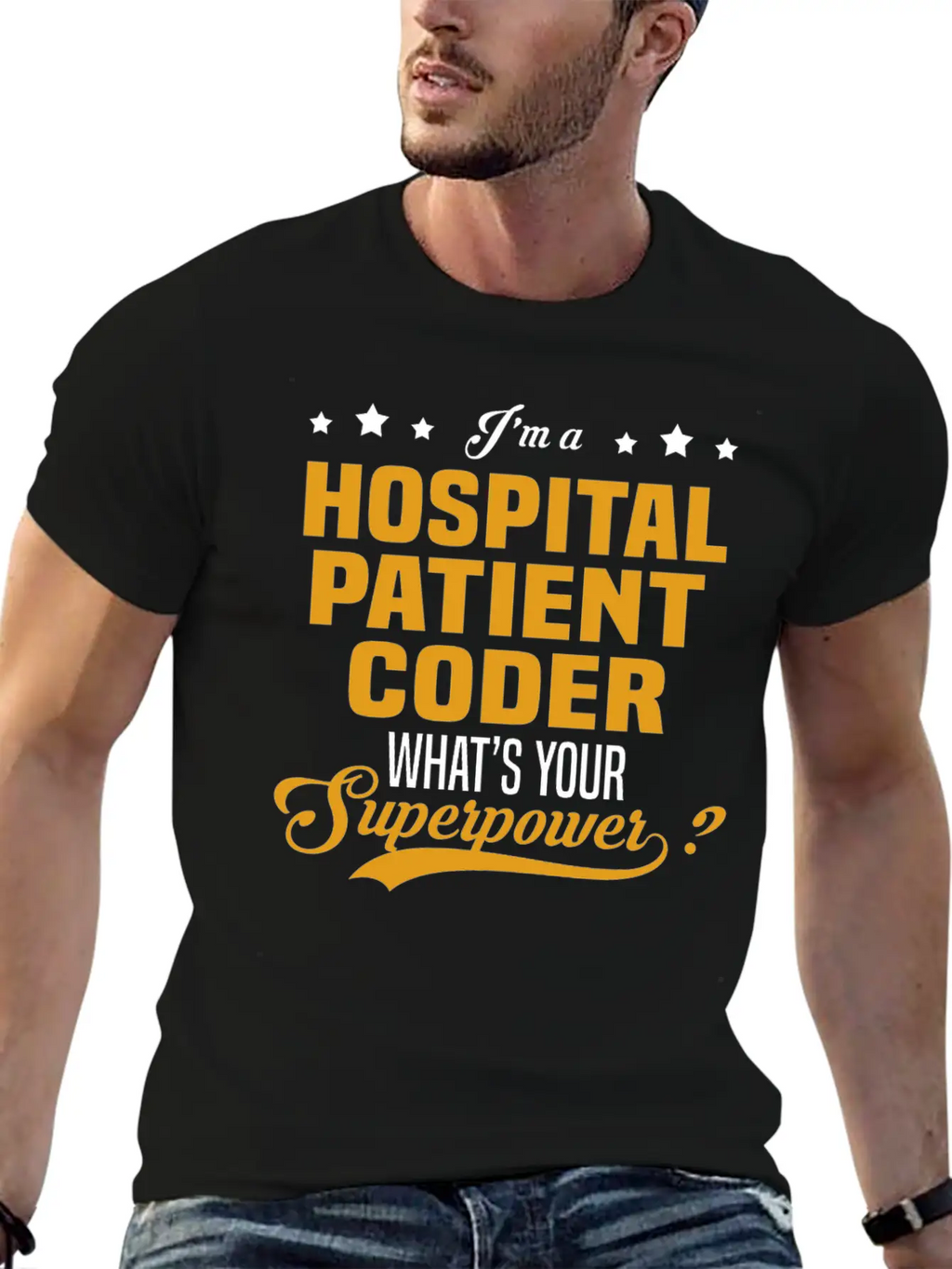 Hospital Patient Coder Unisex Short Sleeve Soft Cotton T-Shirt – Casual Everyday Wear