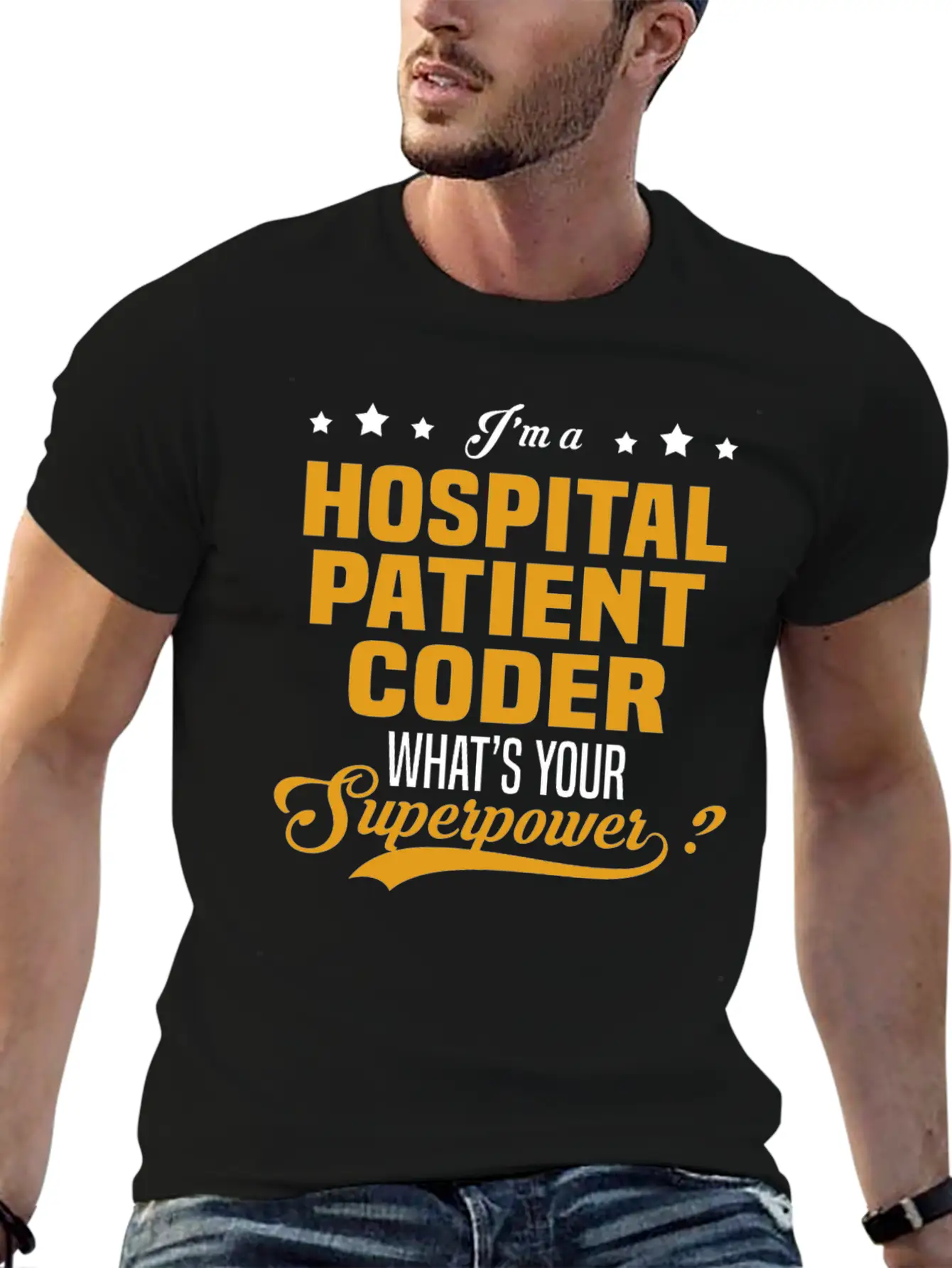 Hospital Patient Coder Unisex Short Sleeve Soft Cotton T-Shirt – Casual Everyday Wear