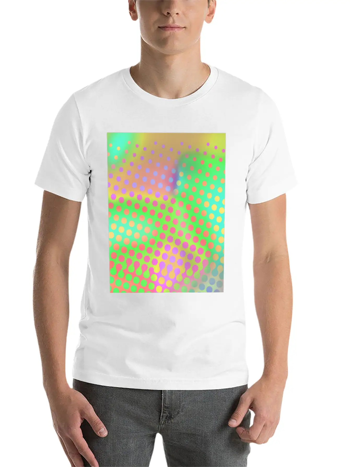 Hot Pastels Unisex Short Sleeve Soft Cotton T-Shirt – Casual Everyday Wear