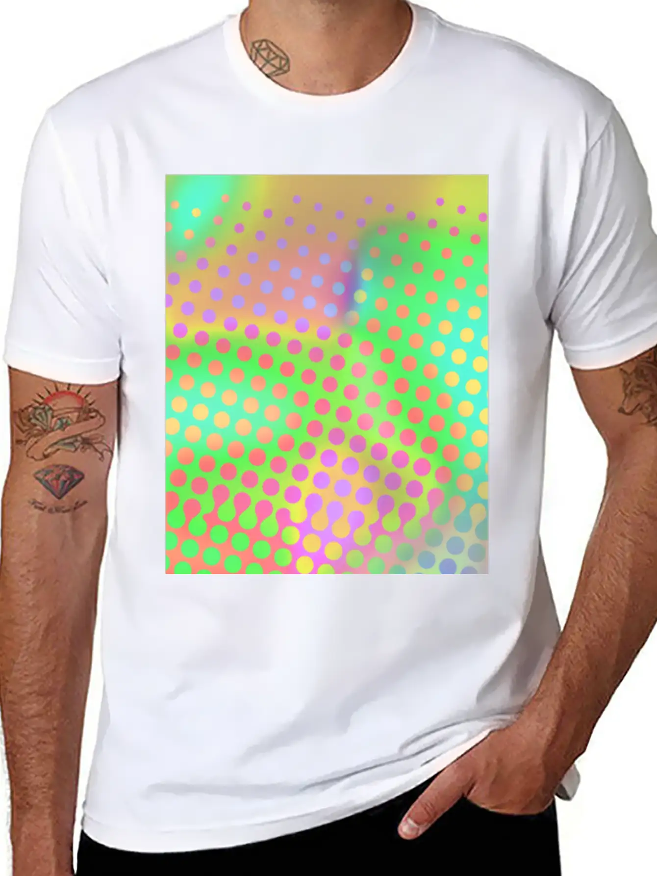 Hot Pastels Unisex Short Sleeve Soft Cotton T-Shirt – Casual Everyday Wear