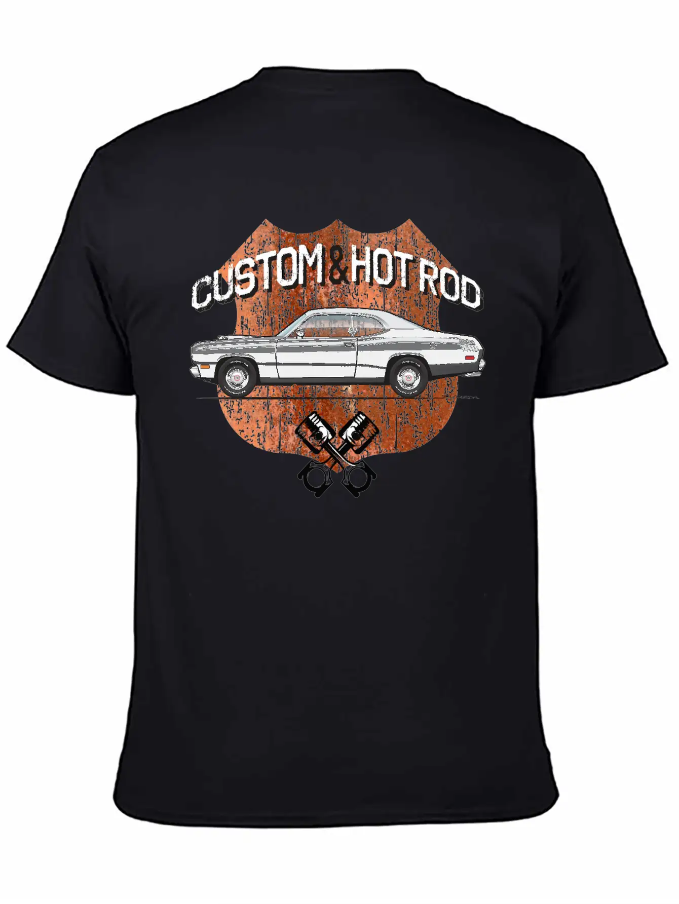 Hot Rod Charcoal Stylish Everyday T-Shirt – Unisex Basic Cotton Tee