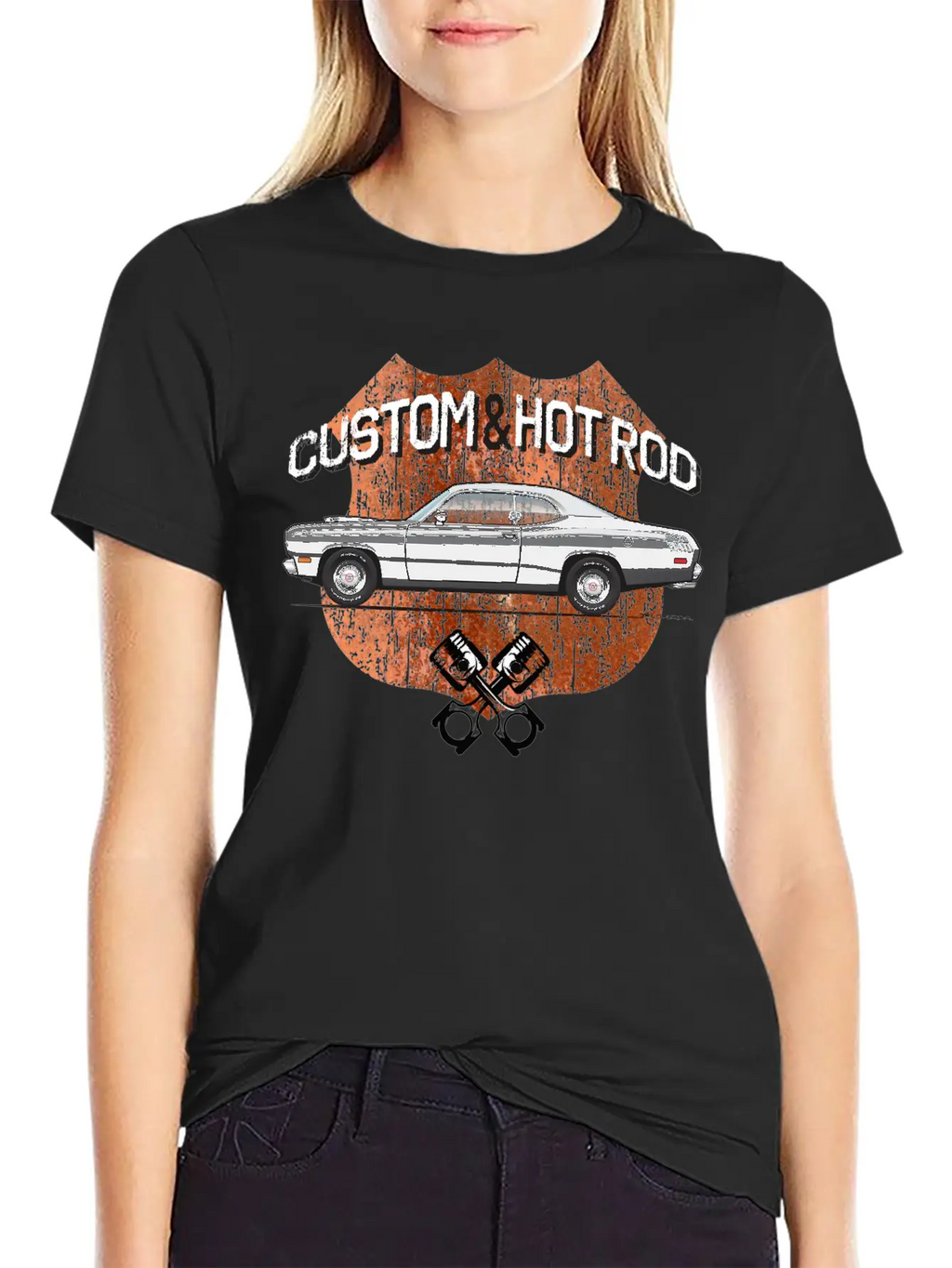 Hot Rod Charcoal Stylish Everyday T-Shirt – Unisex Basic Cotton Tee