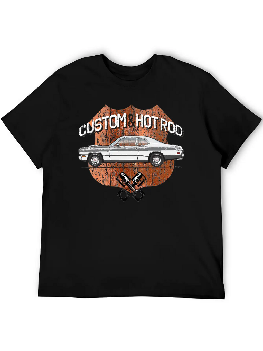 Hot Rod Charcoal Stylish Everyday T-Shirt – Unisex Basic Cotton Tee