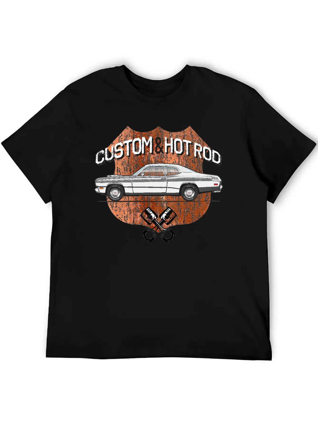 Hot Rod Charcoal Stylish Everyday T-Shirt – Unisex Basic Cotton Tee