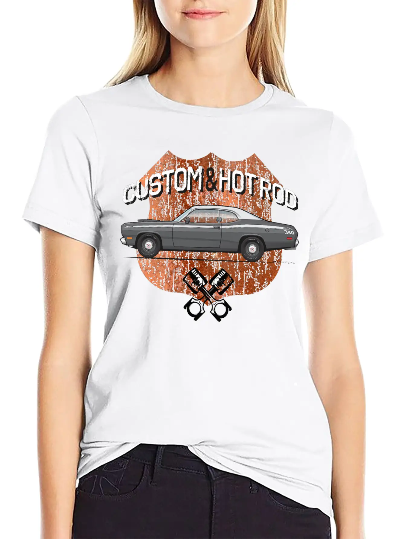 Hot Rod Charcoal Stylish Everyday T-Shirt – Unisex Basic Cotton Tee
