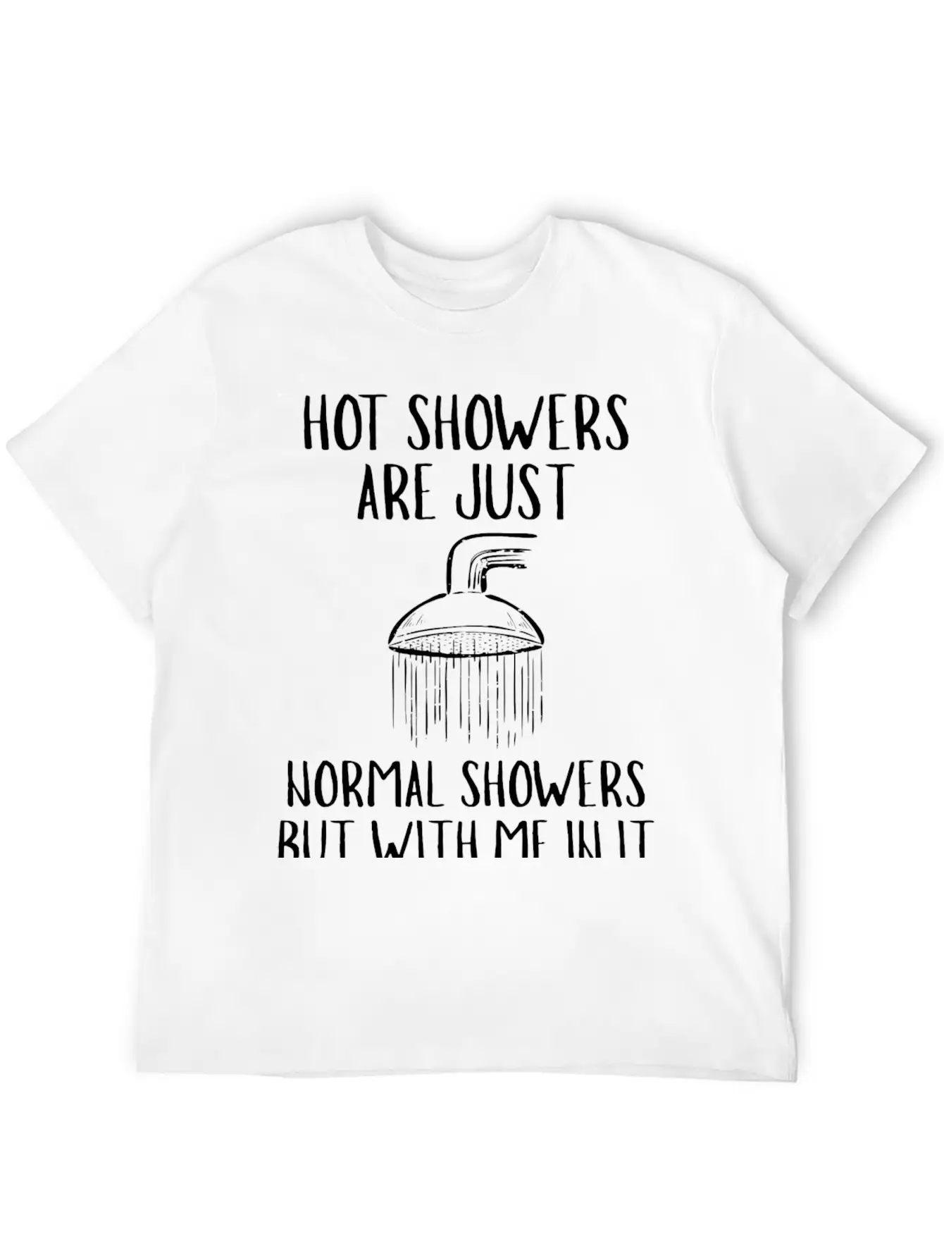 Hot Showers Unisex Short Sleeve Soft Cotton T-Shirt – Casual Everyday Wear