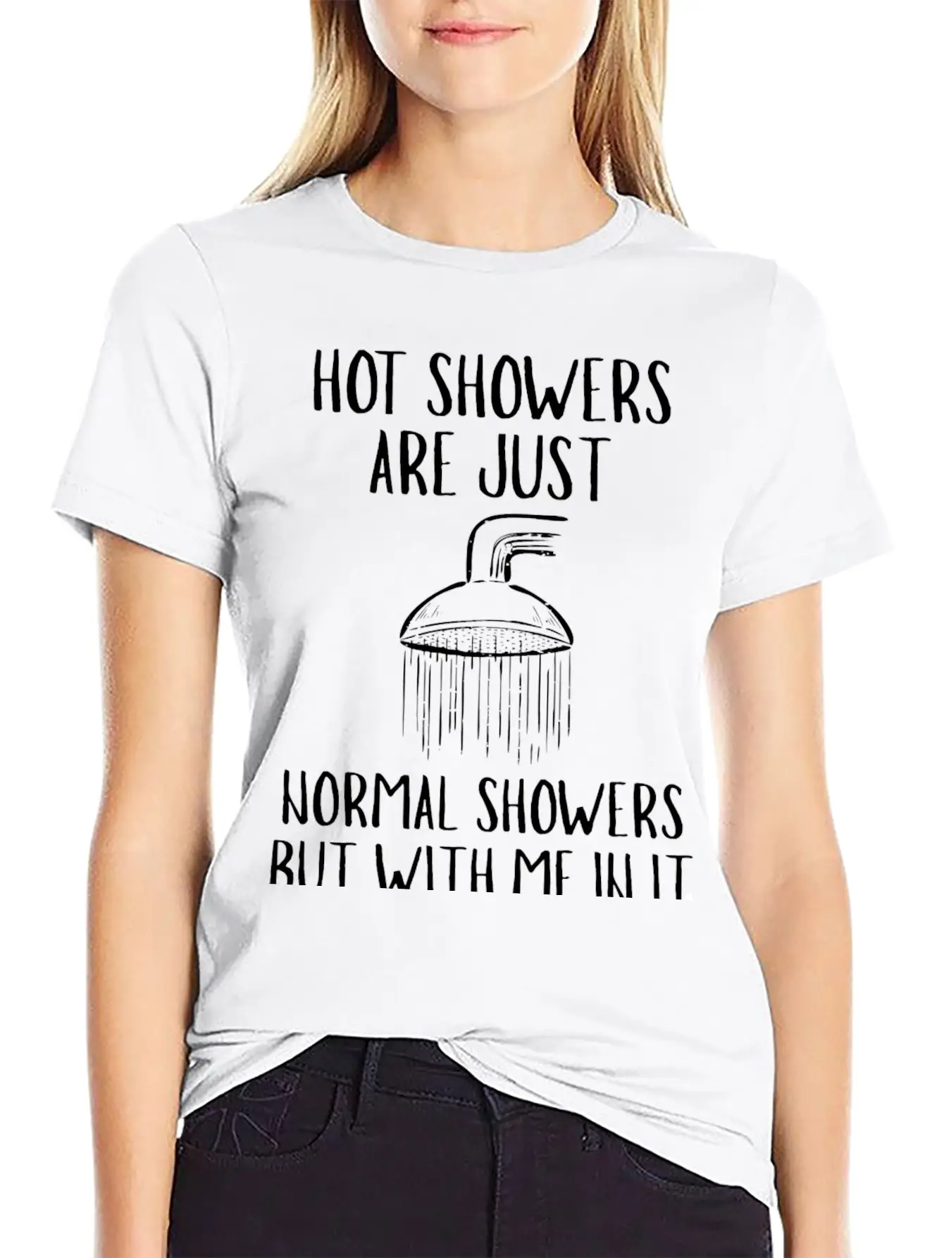 Hot Showers Unisex Short Sleeve Soft Cotton T-Shirt – Casual Everyday Wear