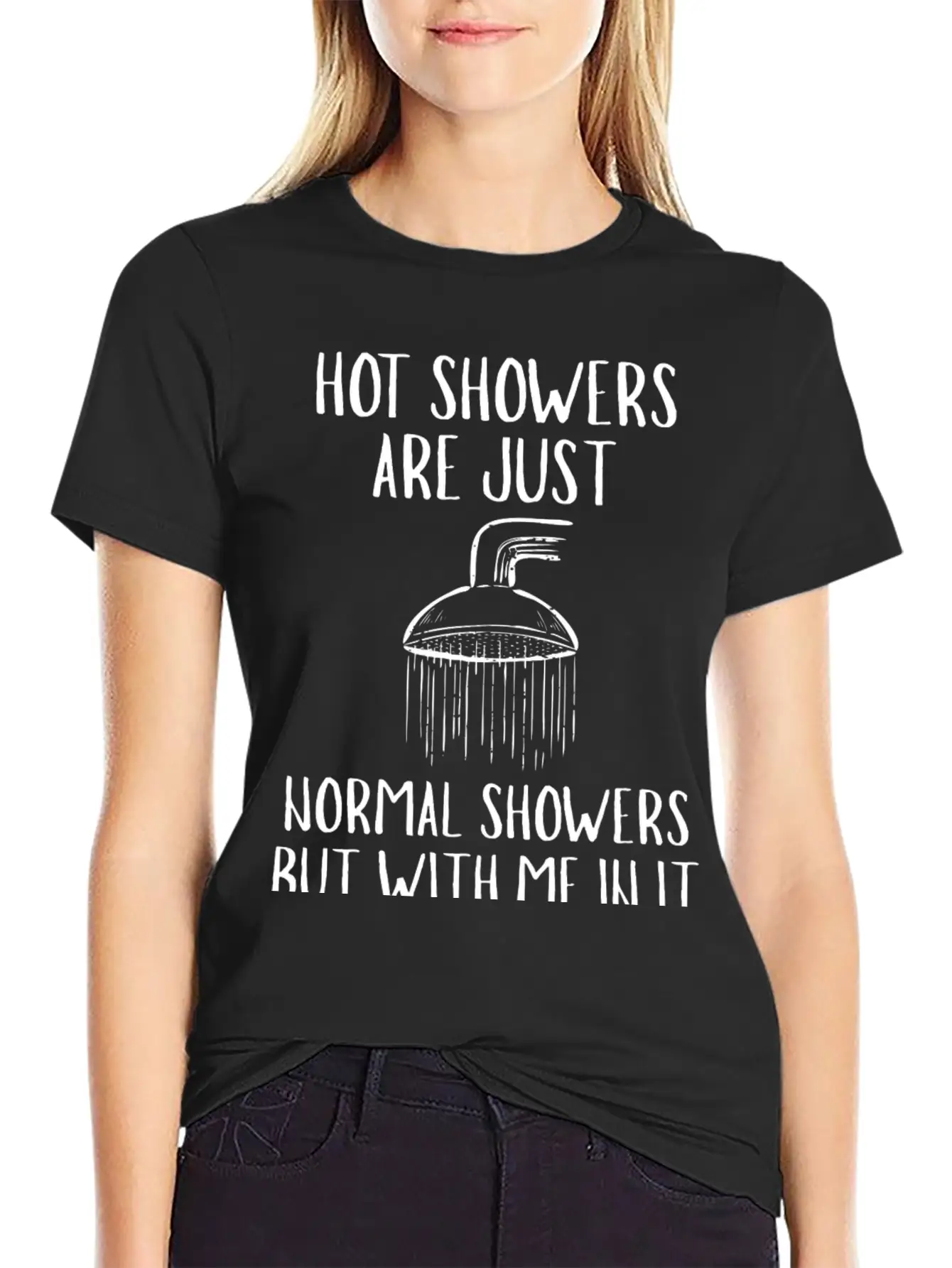 Hot Showers Unisex Short Sleeve Soft Cotton T-Shirt – Casual Everyday Wear
