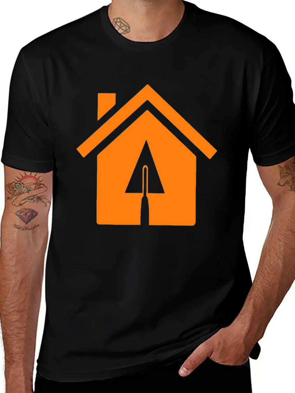 House Construction Funny Tshirt Classic Fit Graphic Tee For Daily Comfort – Unisex Cotton Shirt