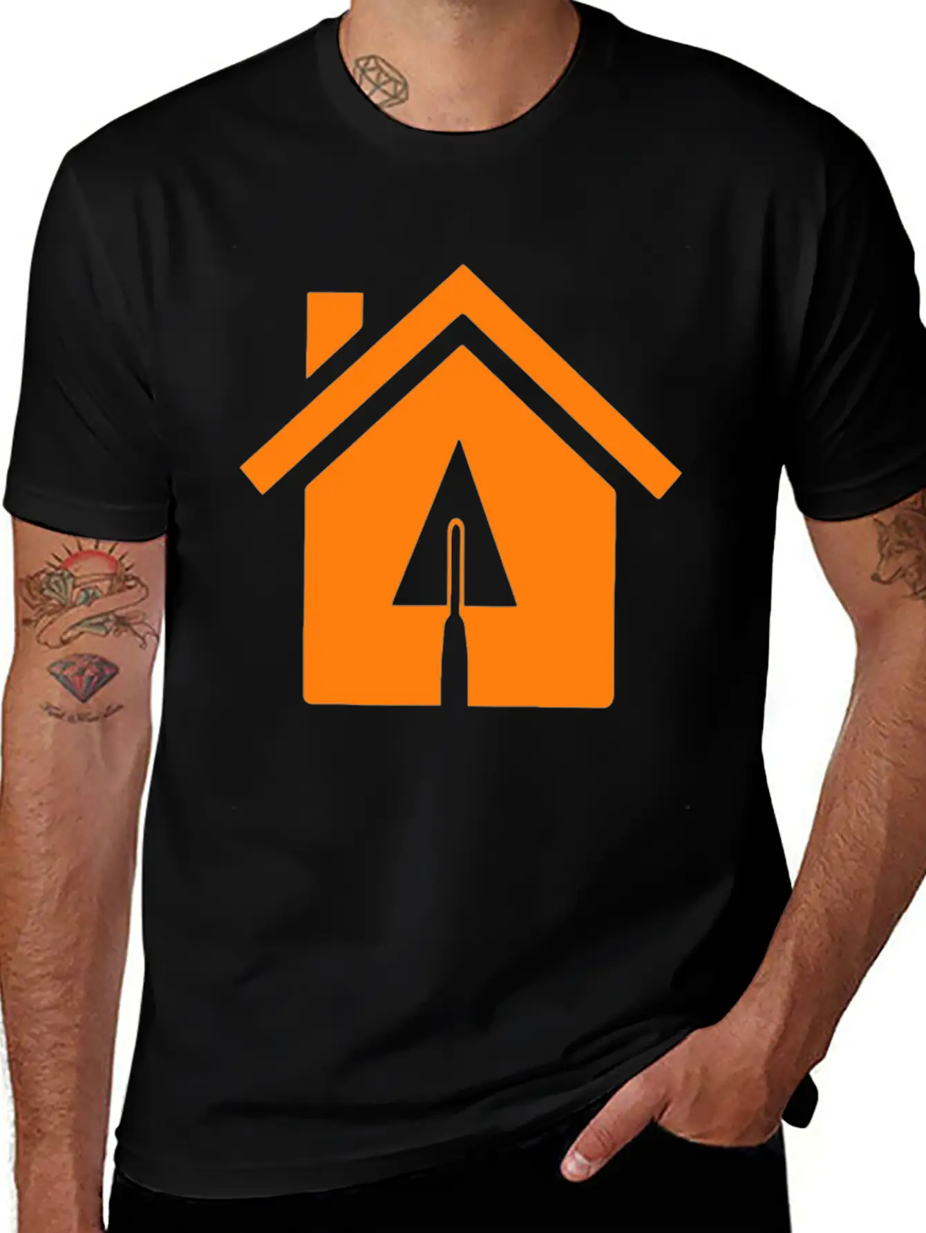 House Construction Funny Tshirt Classic Fit Graphic Tee For Daily Comfort – Unisex Cotton Shirt