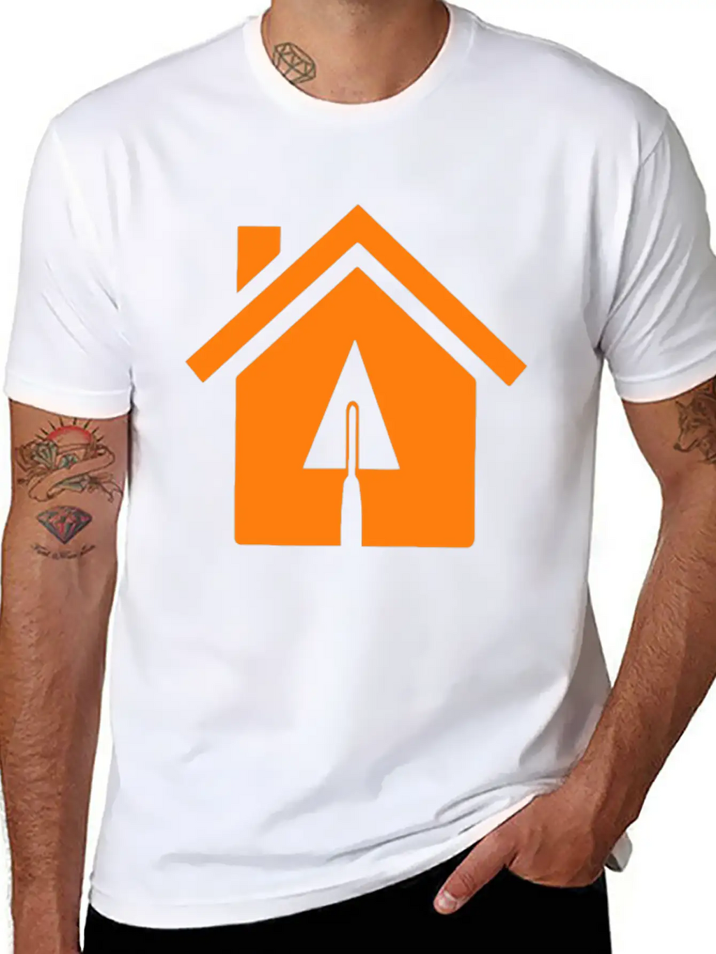 House Construction Funny Tshirt Classic Fit Graphic Tee For Daily Comfort – Unisex Cotton Shirt