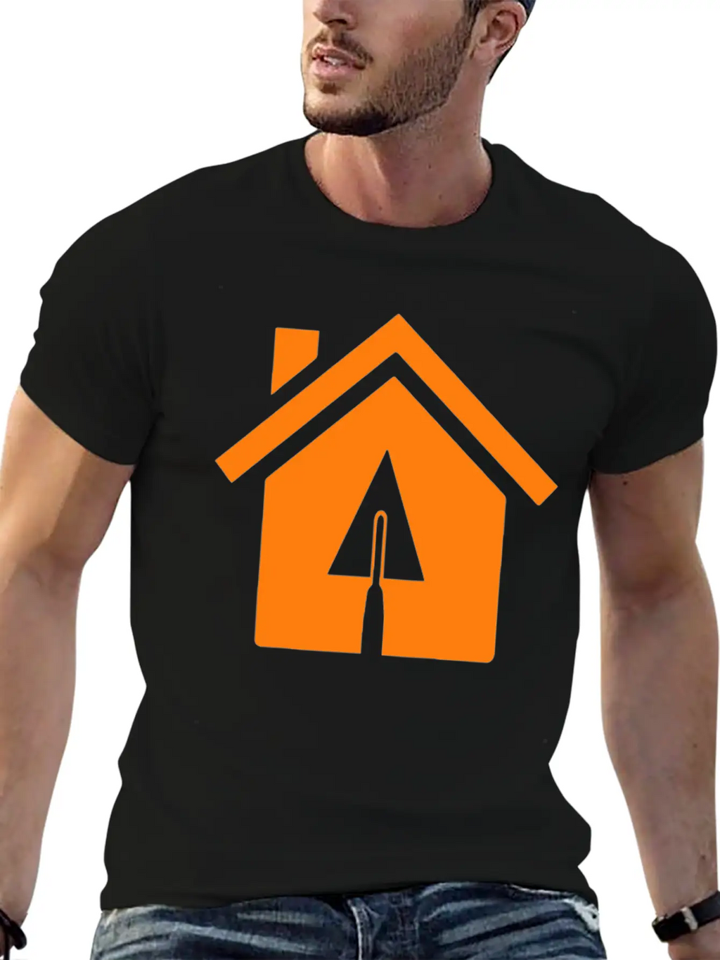 House Construction Funny Tshirt Classic Fit Graphic Tee For Daily Comfort – Unisex Cotton Shirt