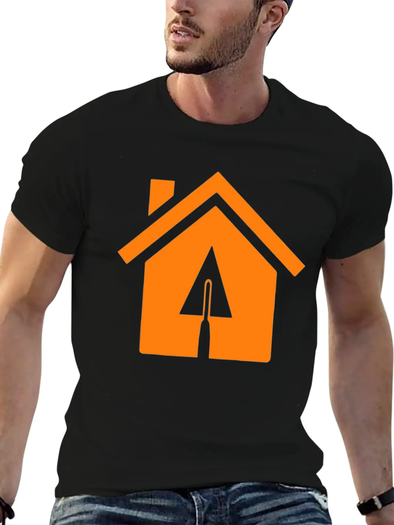 House Construction Funny Tshirt Classic Fit Graphic Tee For Daily Comfort – Unisex Cotton Shirt