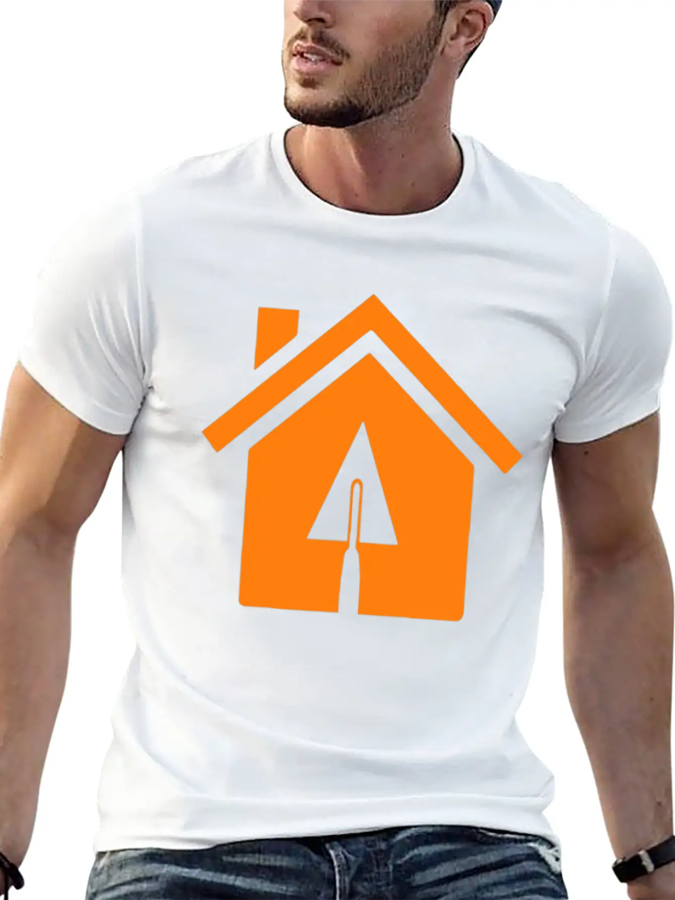 House Construction Funny Tshirt Classic Fit Graphic Tee For Daily Comfort – Unisex Cotton Shirt