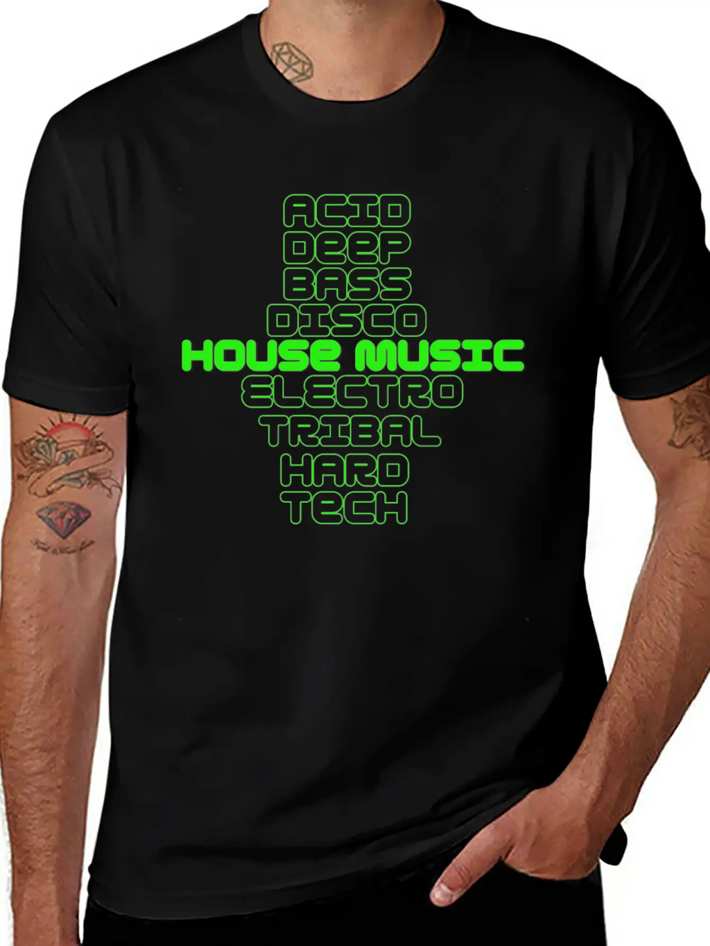 House Music Genre's Unisex Casual T-Shirt – Clean Design For Daily Comfort