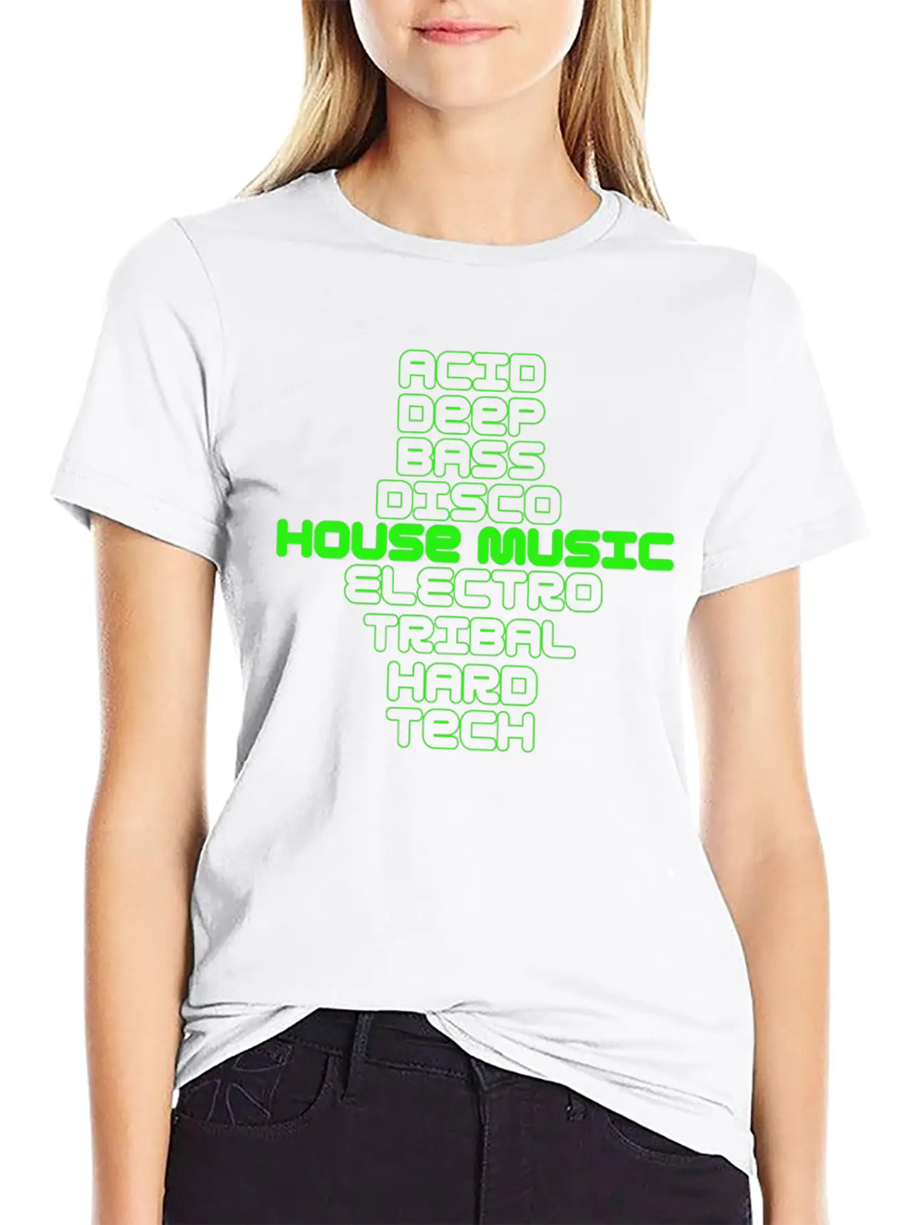 House Music Genre's Unisex Casual T-Shirt – Clean Design For Daily Comfort