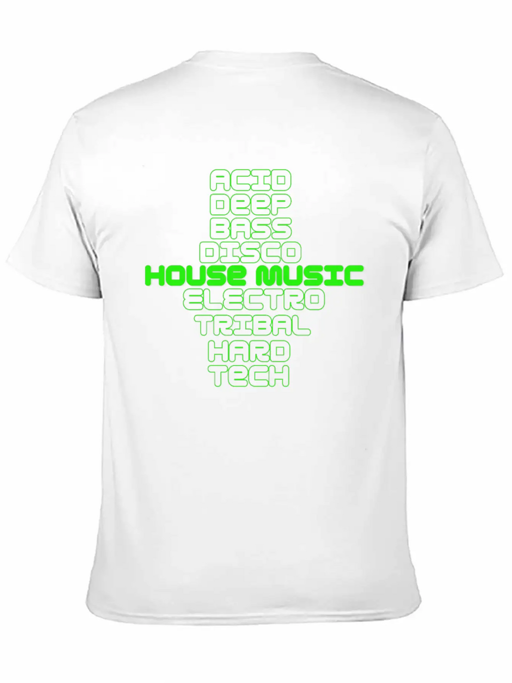 House Music Genre's Unisex Casual T-Shirt – Clean Design For Daily Comfort