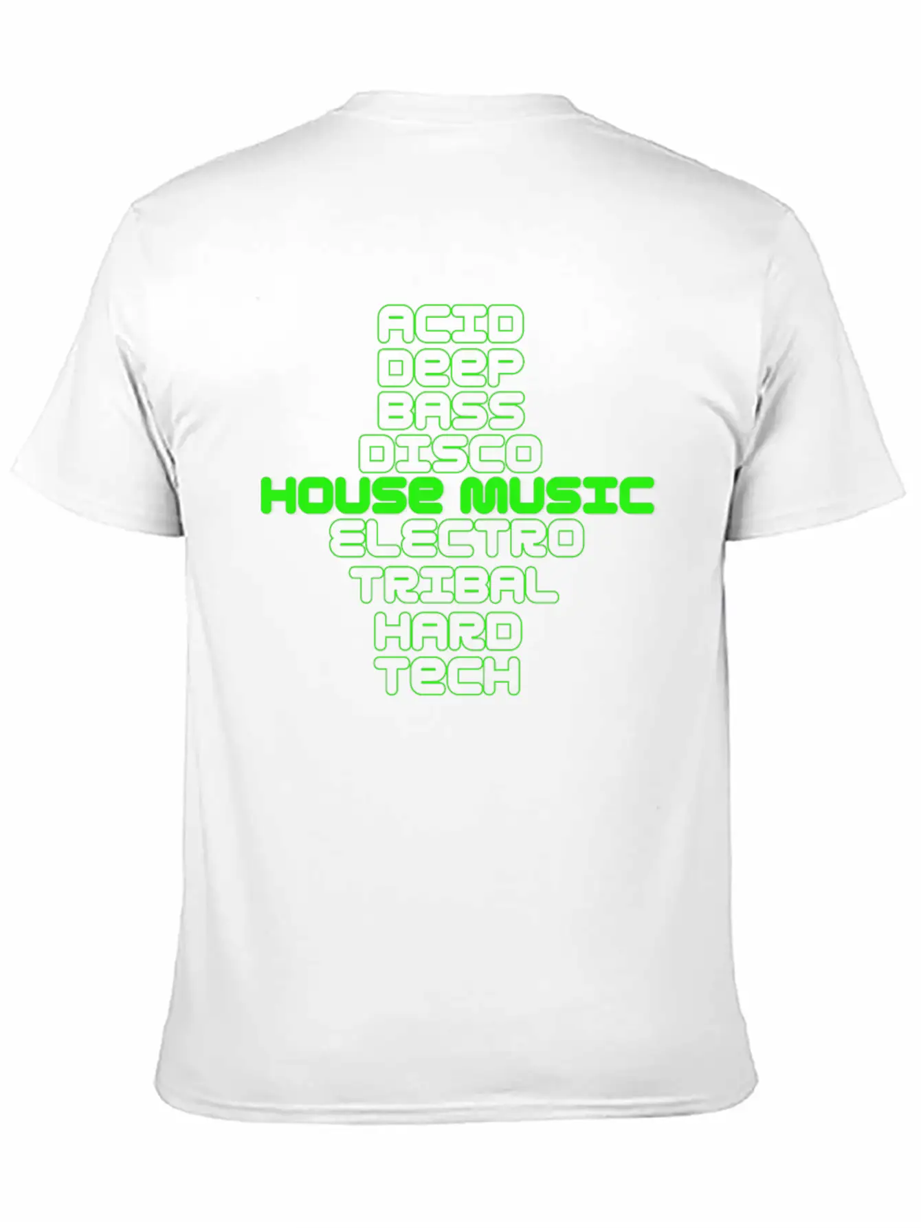 House Music Genre's Unisex Casual T-Shirt – Clean Design For Daily Comfort