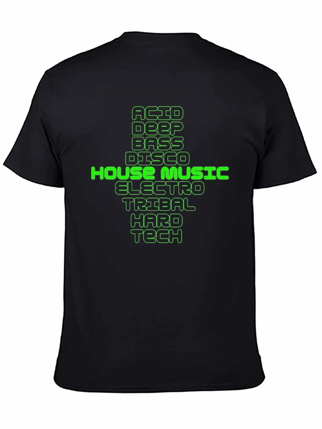 House Music Genre's Unisex Casual T-Shirt – Clean Design For Daily Comfort