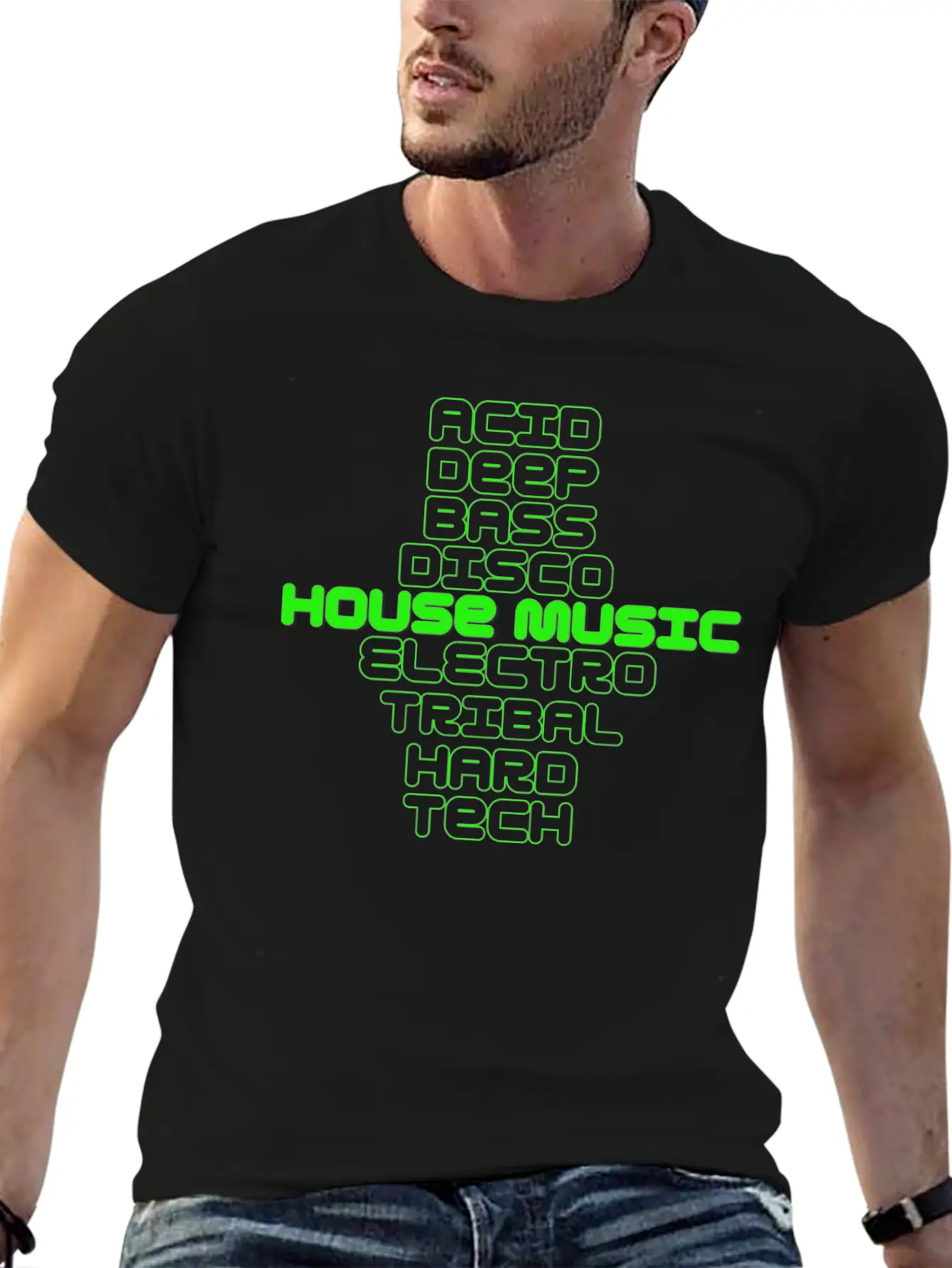House Music Genre's Unisex Casual T-Shirt – Clean Design For Daily Comfort