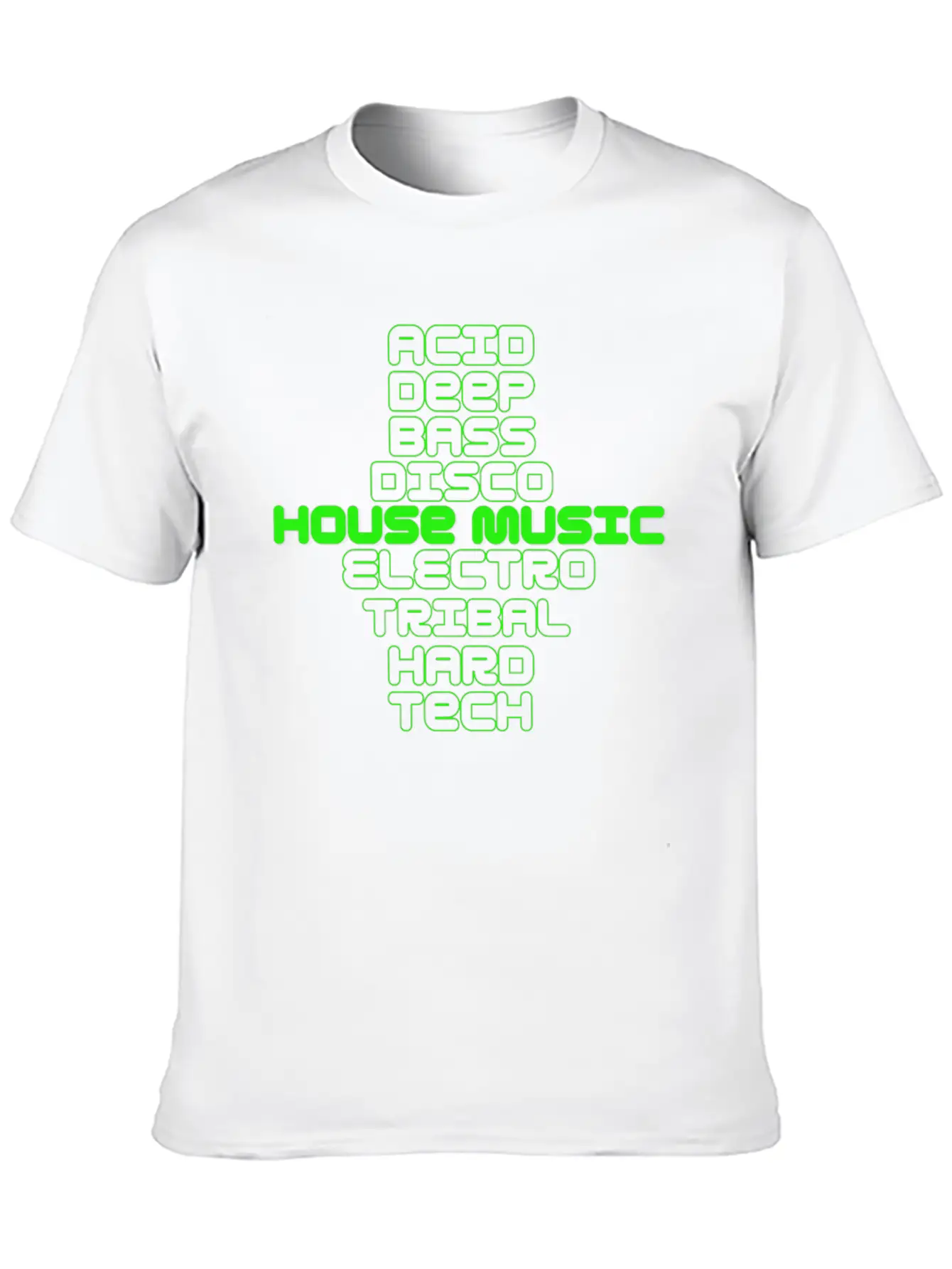 House Music Genre's Unisex Casual T-Shirt – Clean Design For Daily Comfort