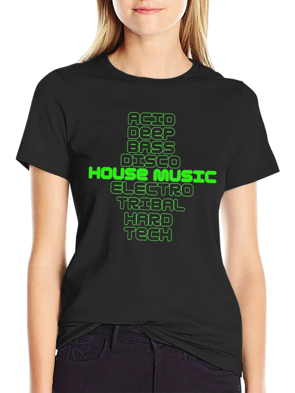 House Music Genre's Unisex Casual T-Shirt – Clean Design For Daily Comfort