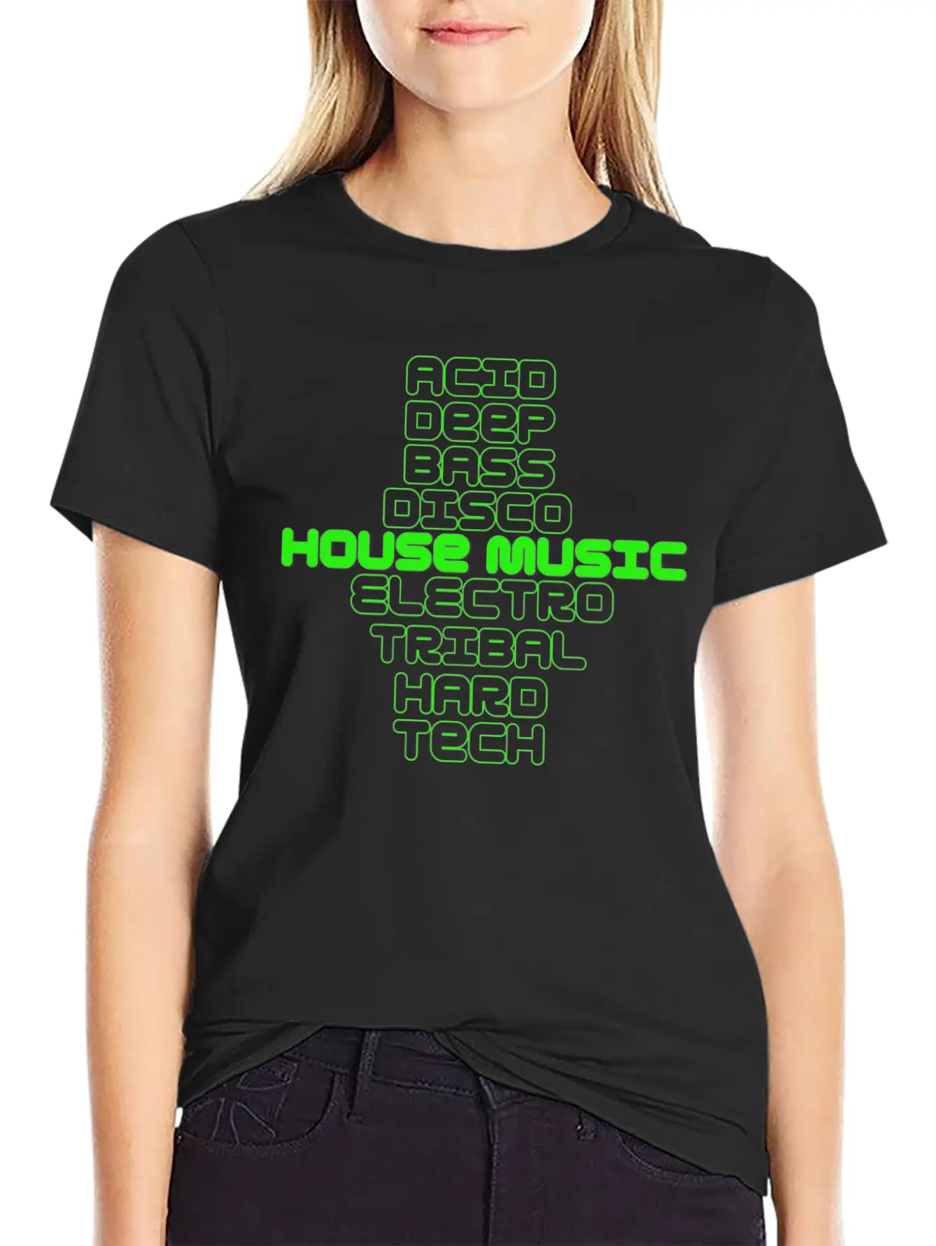 House Music Genre's Unisex Casual T-Shirt – Clean Design For Daily Comfort