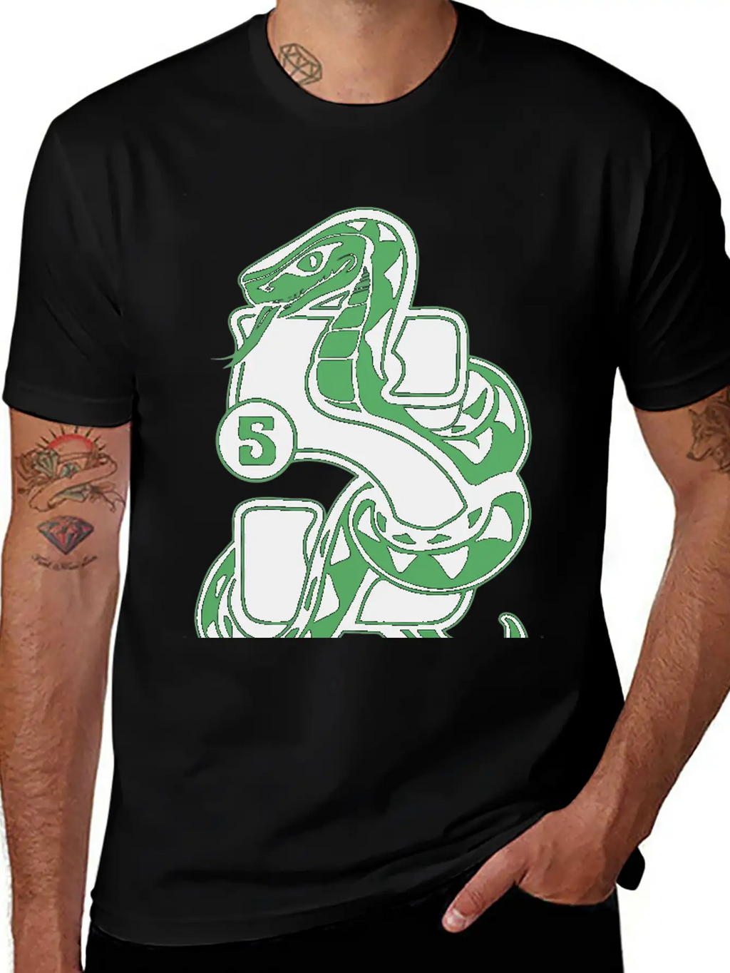 House Of Snake Unisex Short Sleeve Soft Cotton T-Shirt – Casual Everyday Wear