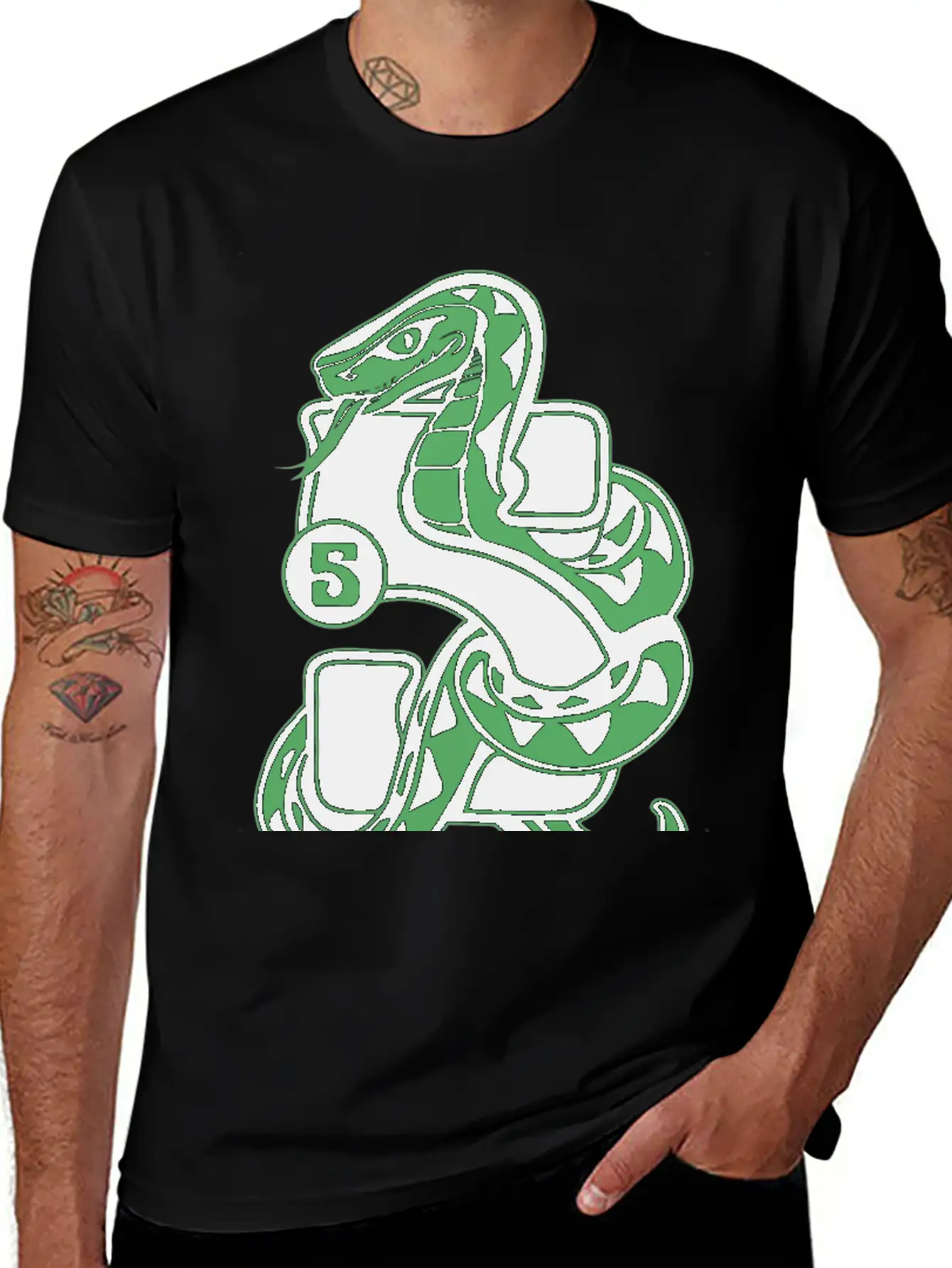 House Of Snake Unisex Short Sleeve Soft Cotton T-Shirt – Casual Everyday Wear