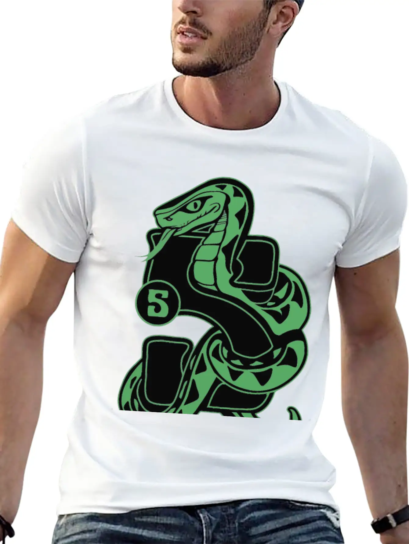 House Of Snake Unisex Short Sleeve Soft Cotton T-Shirt – Casual Everyday Wear