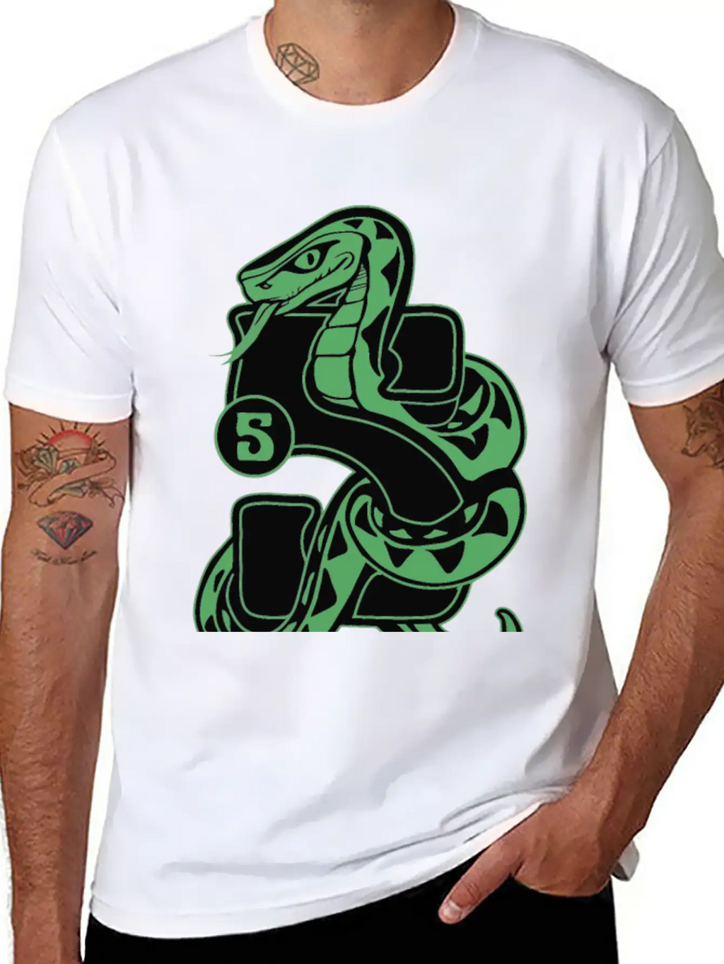 House Of Snake Unisex Short Sleeve Soft Cotton T-Shirt – Casual Everyday Wear