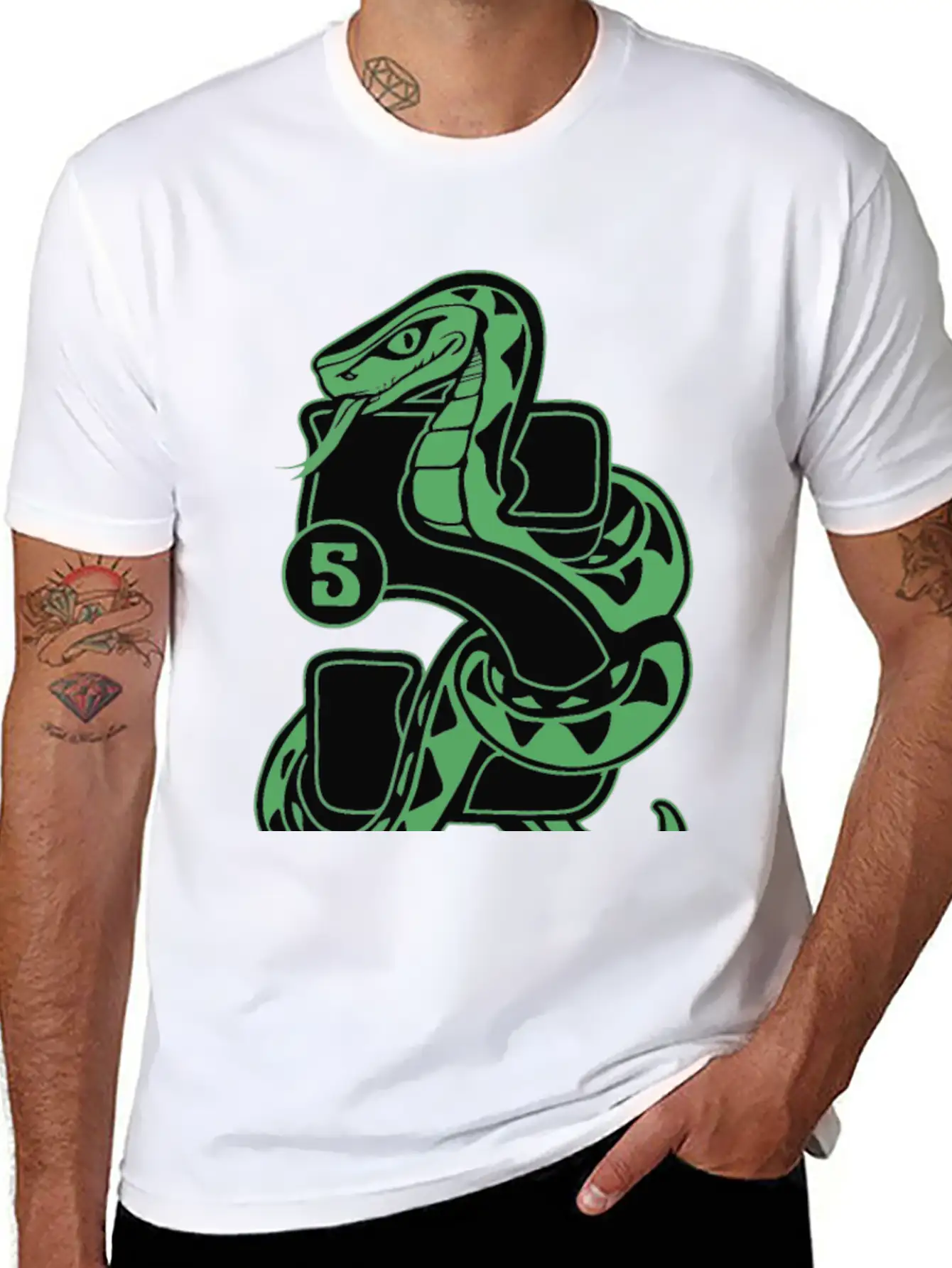 House Of Snake Unisex Short Sleeve Soft Cotton T-Shirt – Casual Everyday Wear