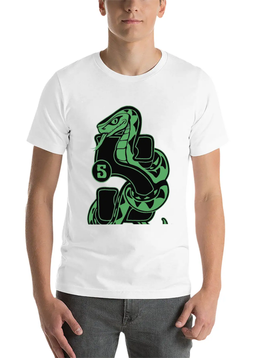 House Of Snake Unisex Short Sleeve Soft Cotton T-Shirt – Casual Everyday Wear