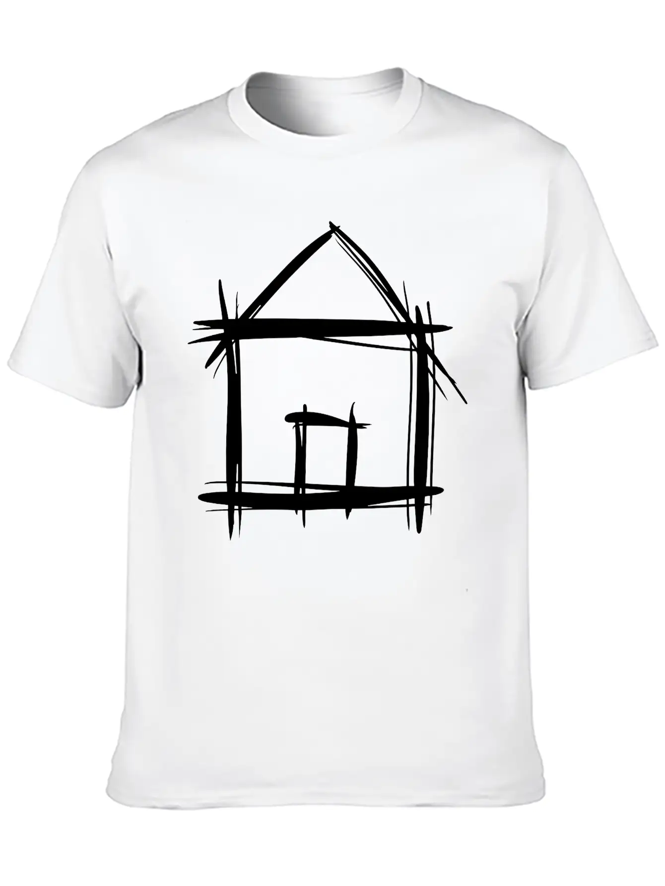 House, Shed, Hand Drawn, Barn, Home Unisex Casual T-Shirt – Clean Design For Daily Comfort