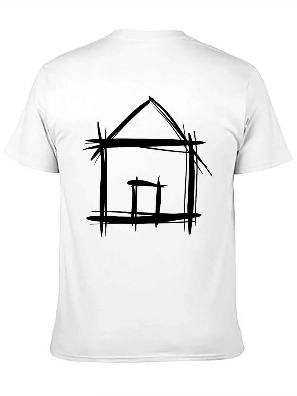 House, Shed, Hand Drawn, Barn, Home Unisex Casual T-Shirt – Clean Design For Daily Comfort
