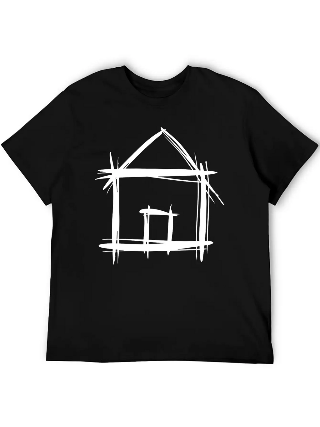 House, Shed, Hand Drawn, Barn, Home Unisex Casual T-Shirt – Clean Design For Daily Comfort
