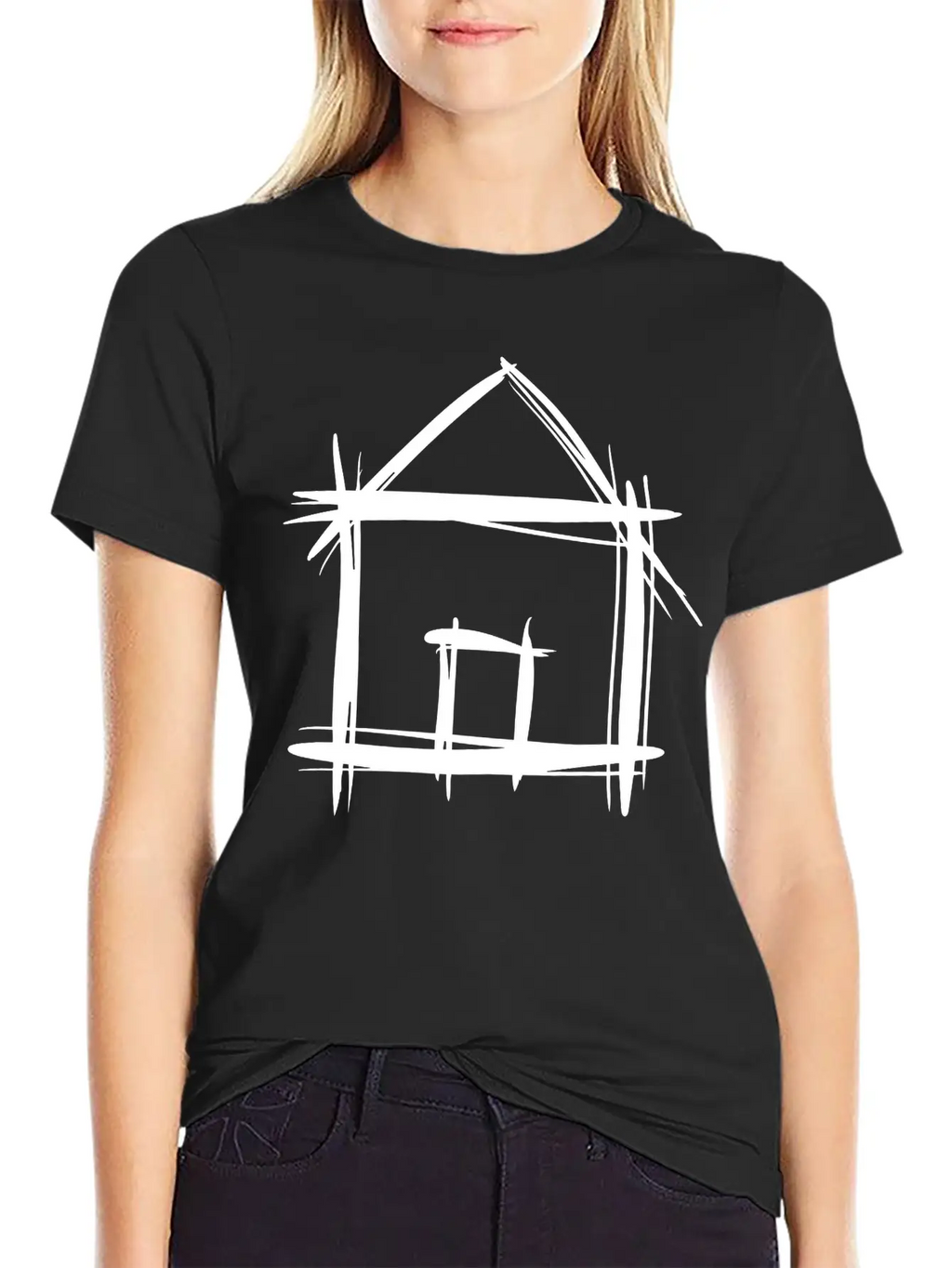 House, Shed, Hand Drawn, Barn, Home Unisex Casual T-Shirt – Clean Design For Daily Comfort