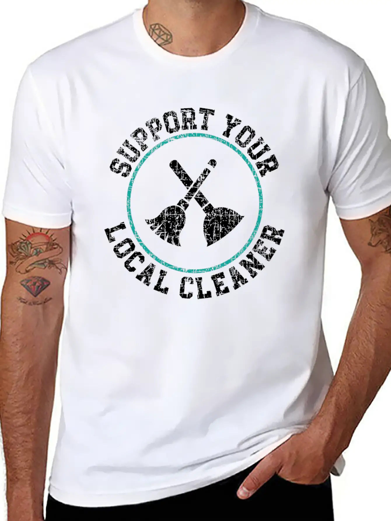 Housekeeping Housekeeper Cleaner Job Cleaning Crew Essential Cotton Tee For Daily Outfits – Unisex Style