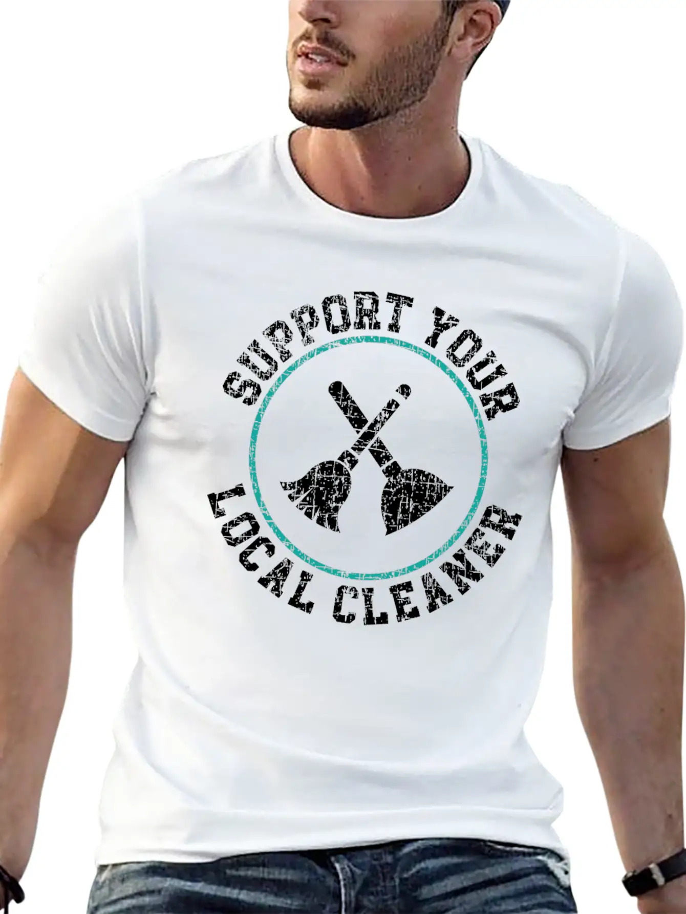 Housekeeping Housekeeper Cleaner Job Cleaning Crew Essential Cotton Tee For Daily Outfits – Unisex Style