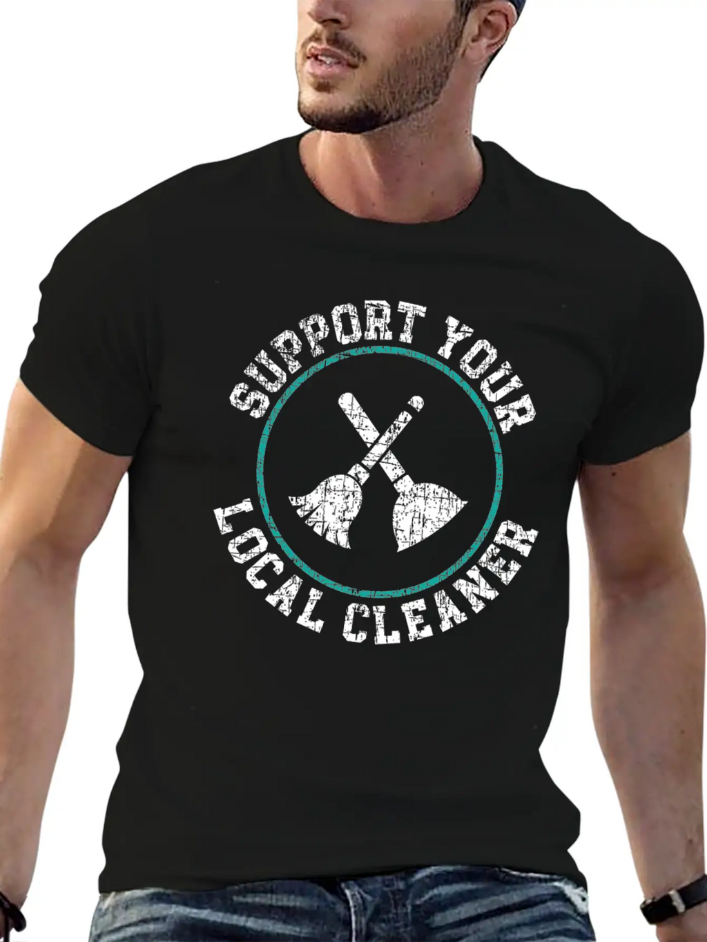 Housekeeping Housekeeper Cleaner Job Cleaning Crew Essential Cotton Tee For Daily Outfits – Unisex Style
