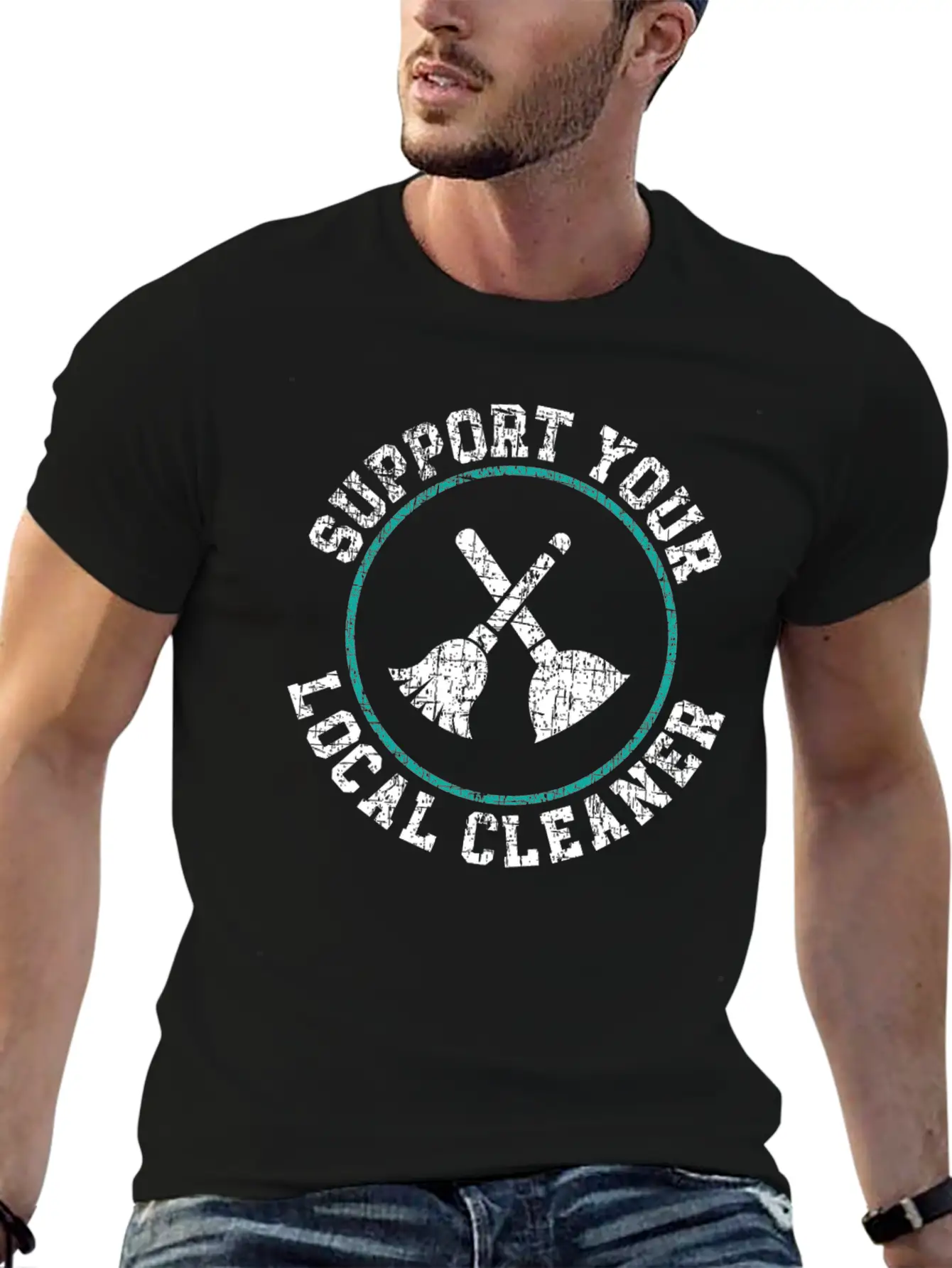 Housekeeping Housekeeper Cleaner Job Cleaning Crew Essential Cotton Tee For Daily Outfits – Unisex Style