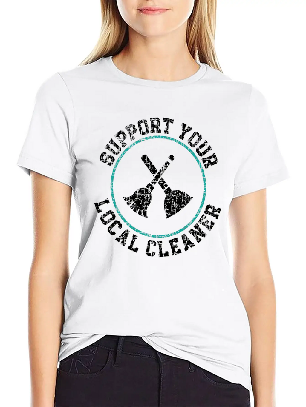 Housekeeping Housekeeper Cleaner Job Cleaning Crew Essential Cotton Tee For Daily Outfits – Unisex Style