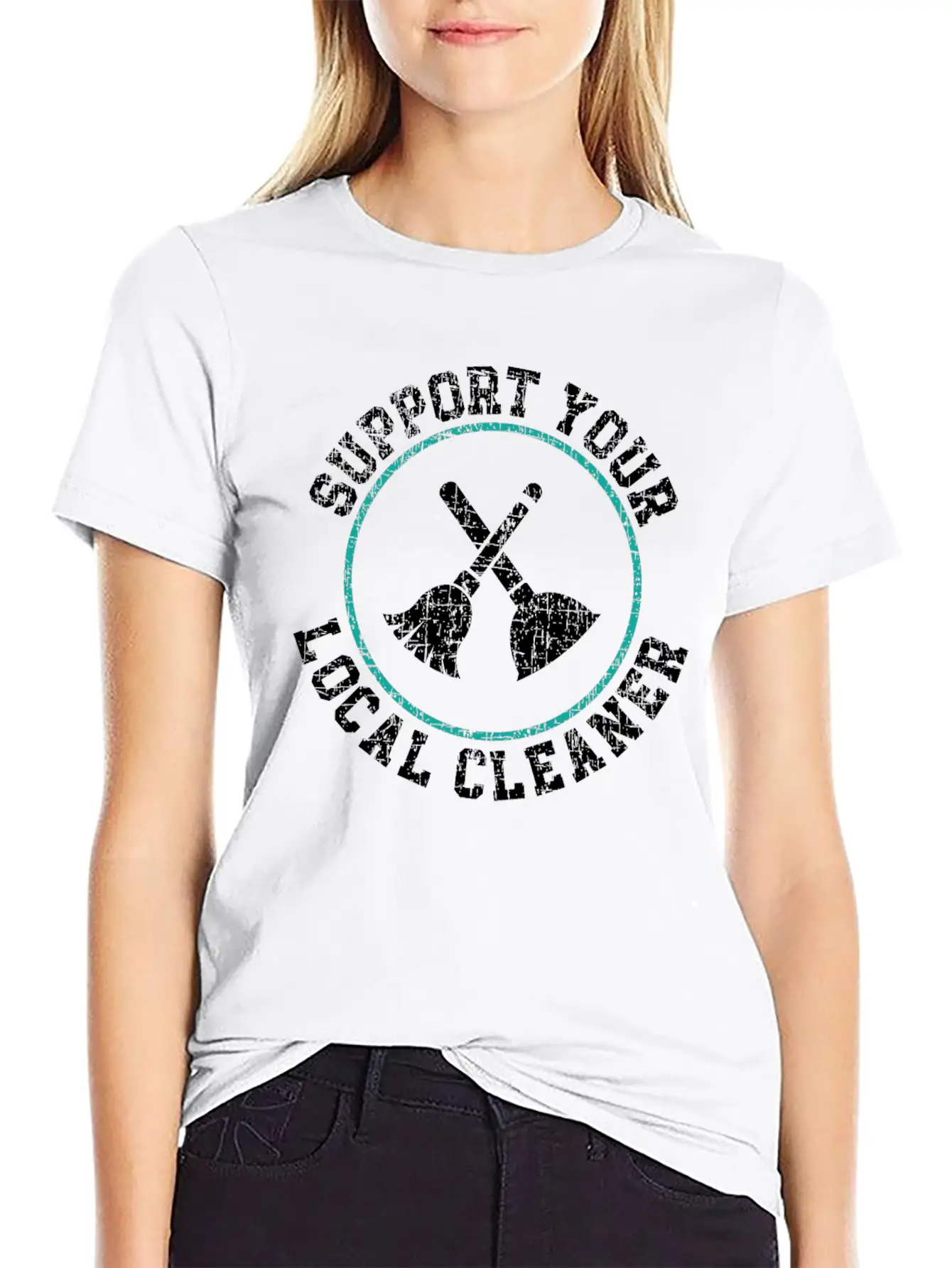 Housekeeping Housekeeper Cleaner Job Cleaning Crew Essential Cotton Tee For Daily Outfits – Unisex Style