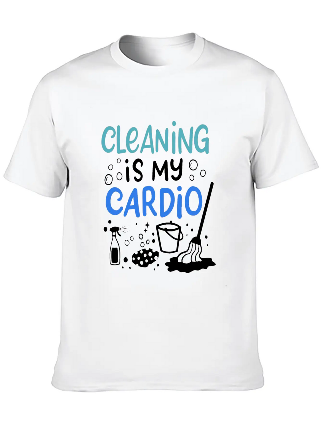 Housekeeping Housekeeper Cleanliness Cleaner Maid Unisex Short Sleeve Soft Cotton T-Shirt – Casual Everyday Wear