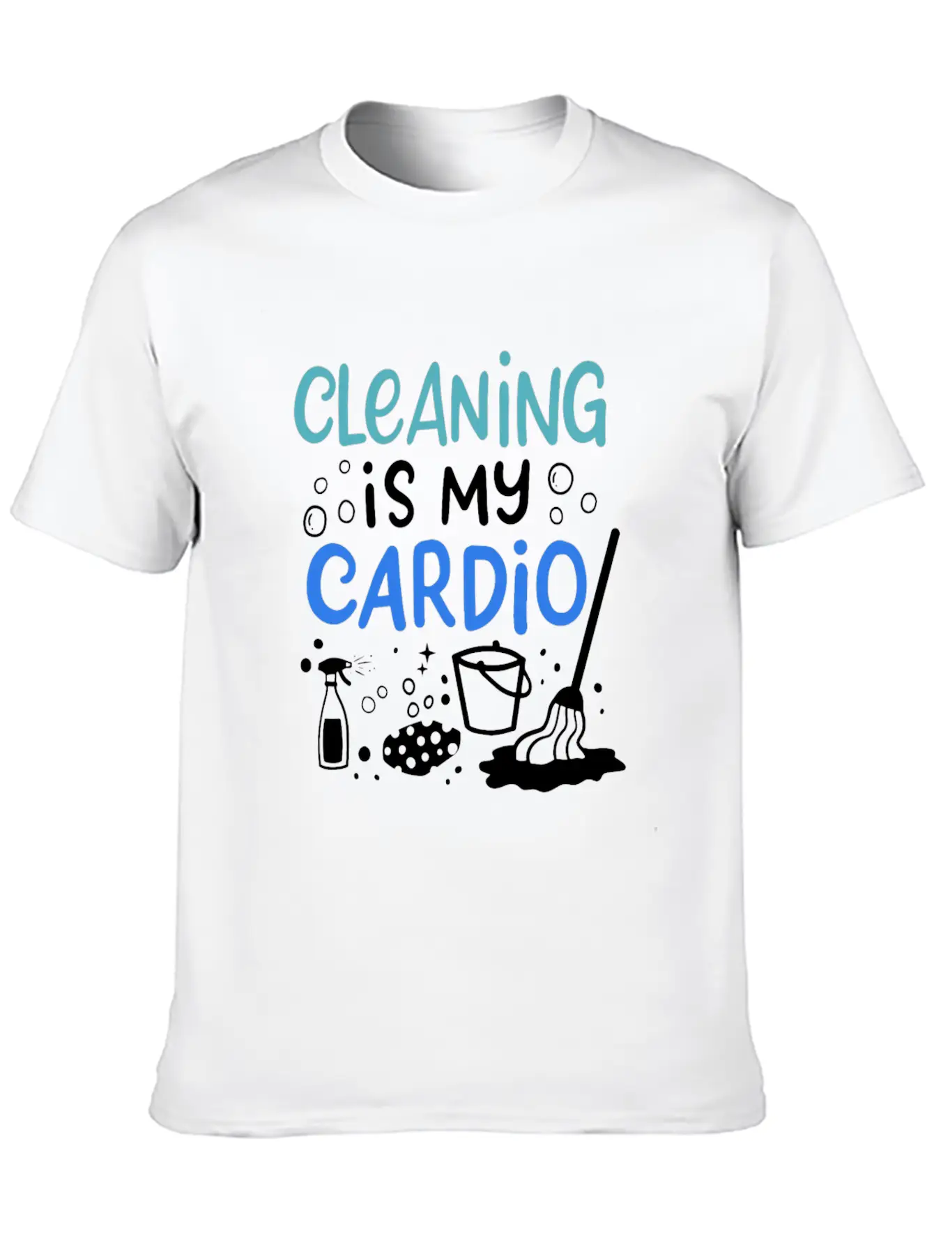 Housekeeping Housekeeper Cleanliness Cleaner Maid Unisex Short Sleeve Soft Cotton T-Shirt – Casual Everyday Wear