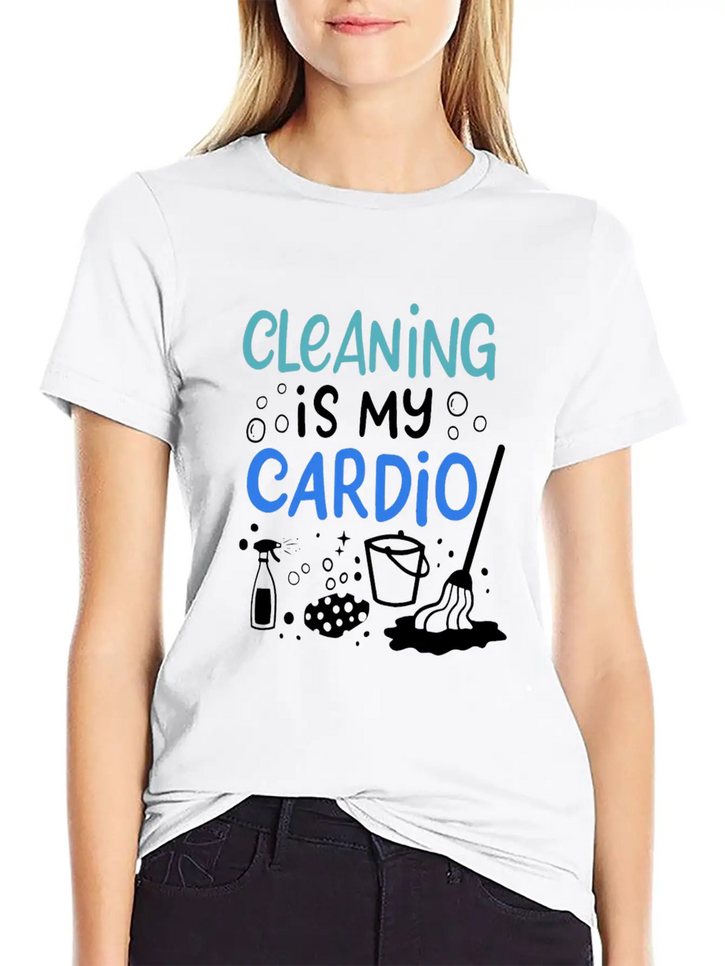 Housekeeping Housekeeper Cleanliness Cleaner Maid Unisex Short Sleeve Soft Cotton T-Shirt – Casual Everyday Wear