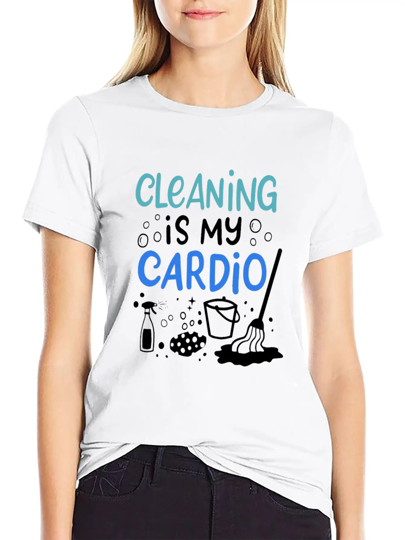 Housekeeping Housekeeper Cleanliness Cleaner Maid Unisex Short Sleeve Soft Cotton T-Shirt – Casual Everyday Wear