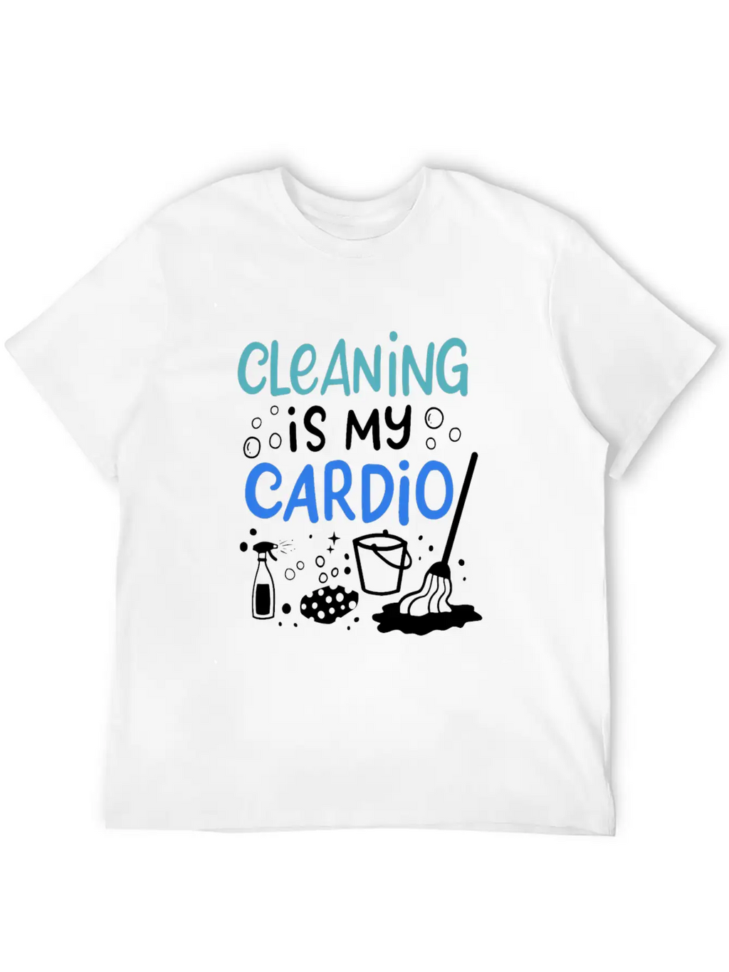 Housekeeping Housekeeper Cleanliness Cleaner Maid Unisex Short Sleeve Soft Cotton T-Shirt – Casual Everyday Wear